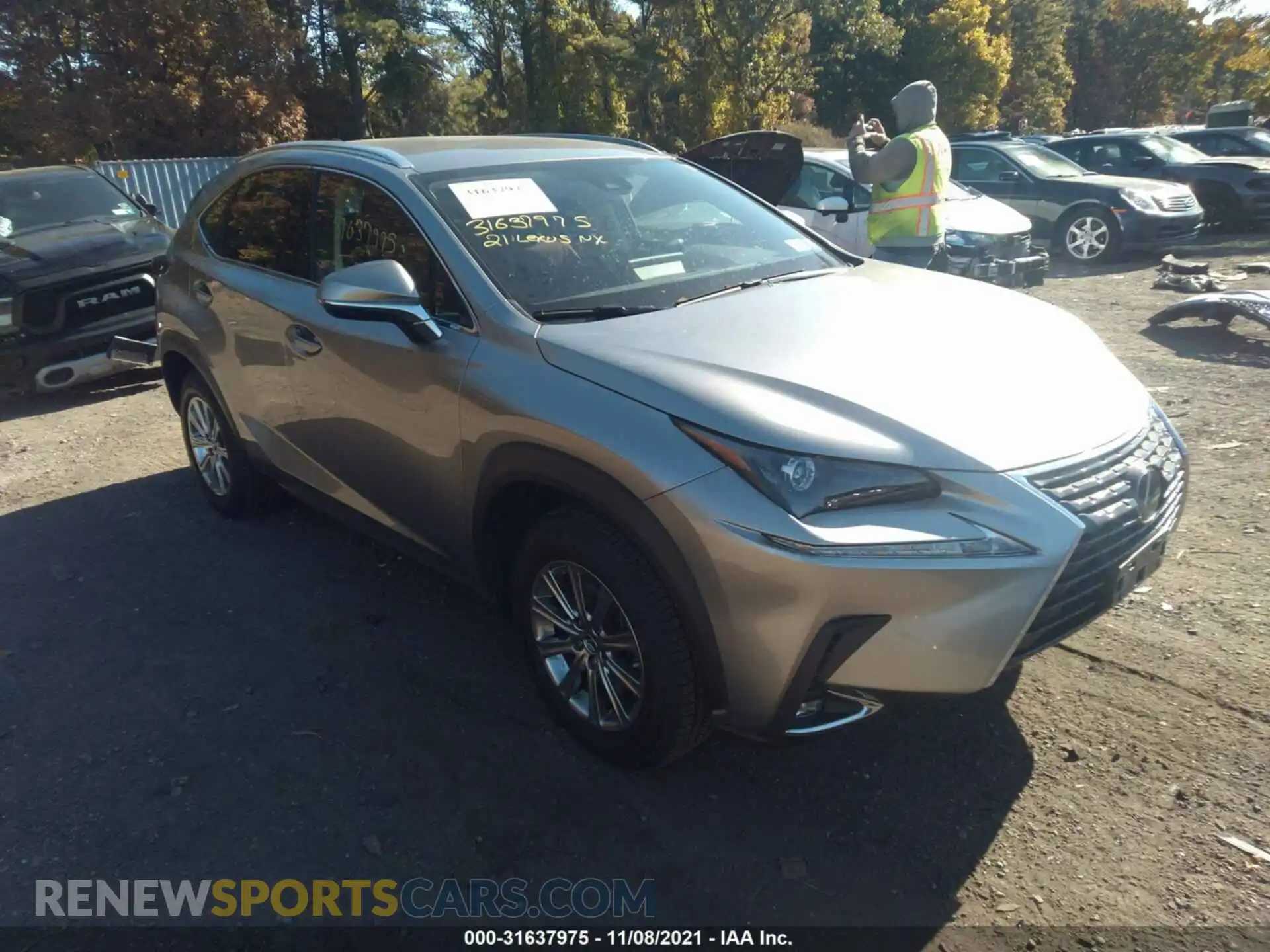 1 Photograph of a damaged car JTJDARDZ4M2247461 LEXUS NX 2021