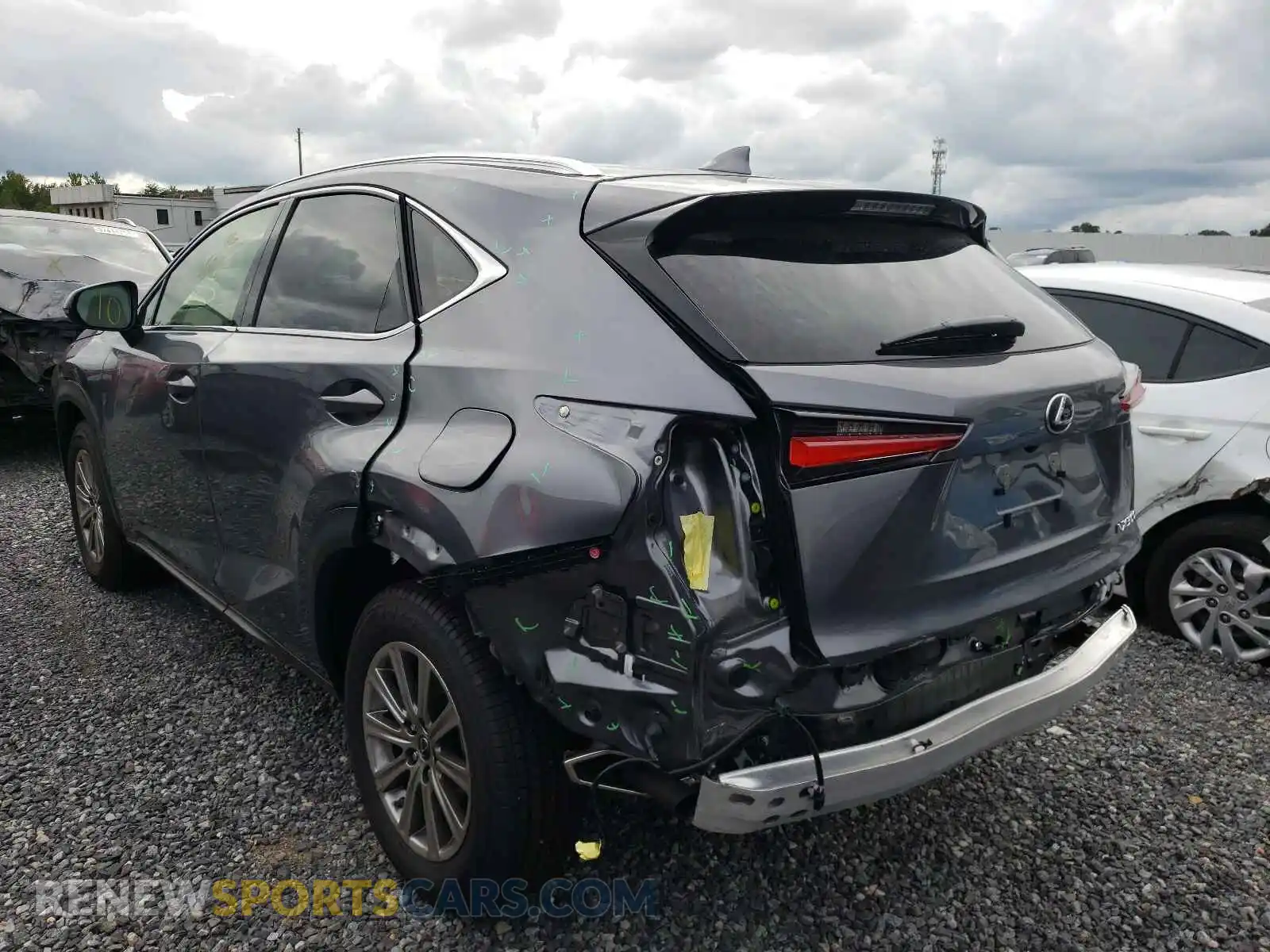 3 Photograph of a damaged car JTJDARDZ4M2258394 LEXUS NX 2021