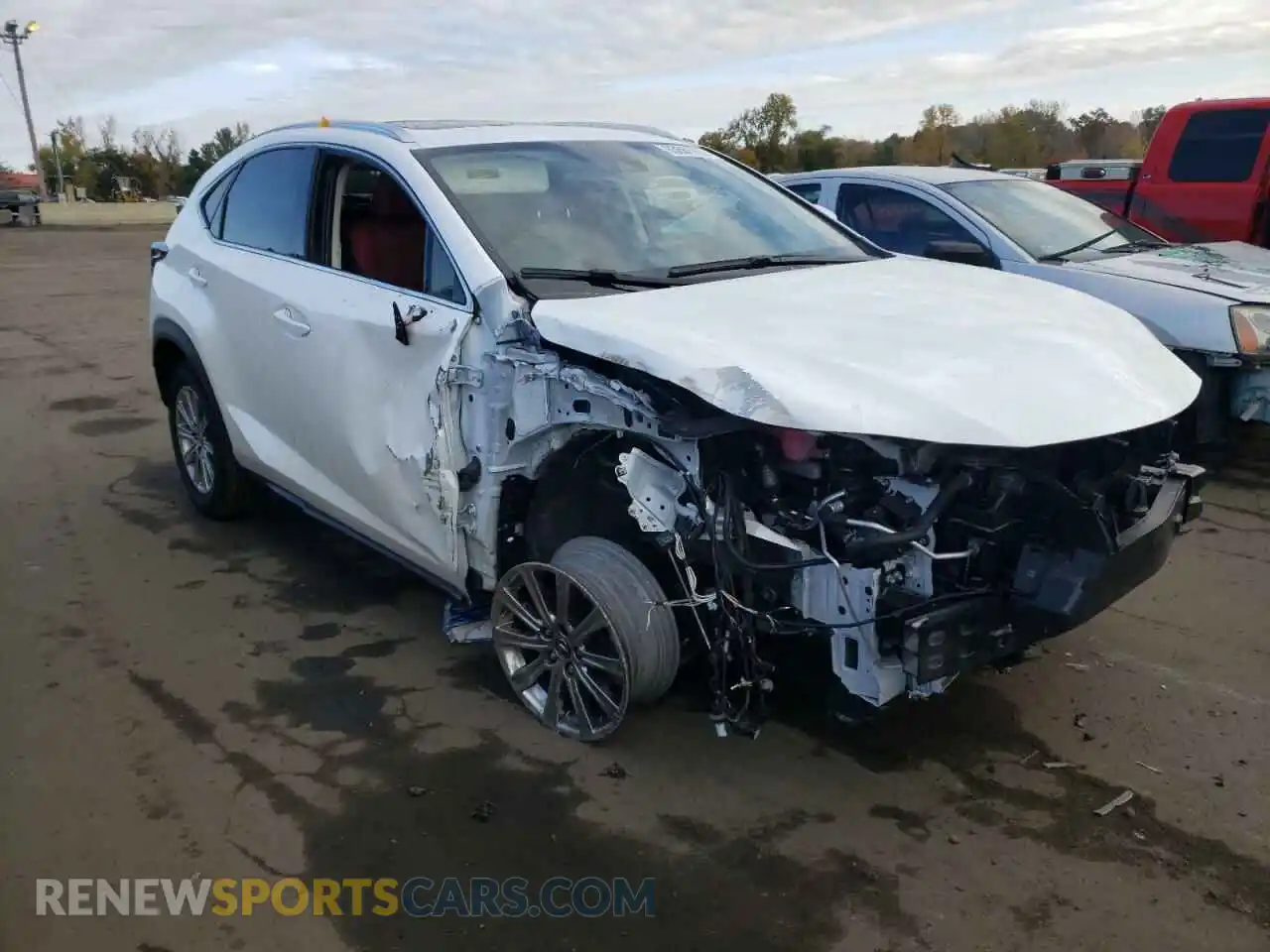 1 Photograph of a damaged car JTJDARDZ4M2262753 LEXUS NX 2021