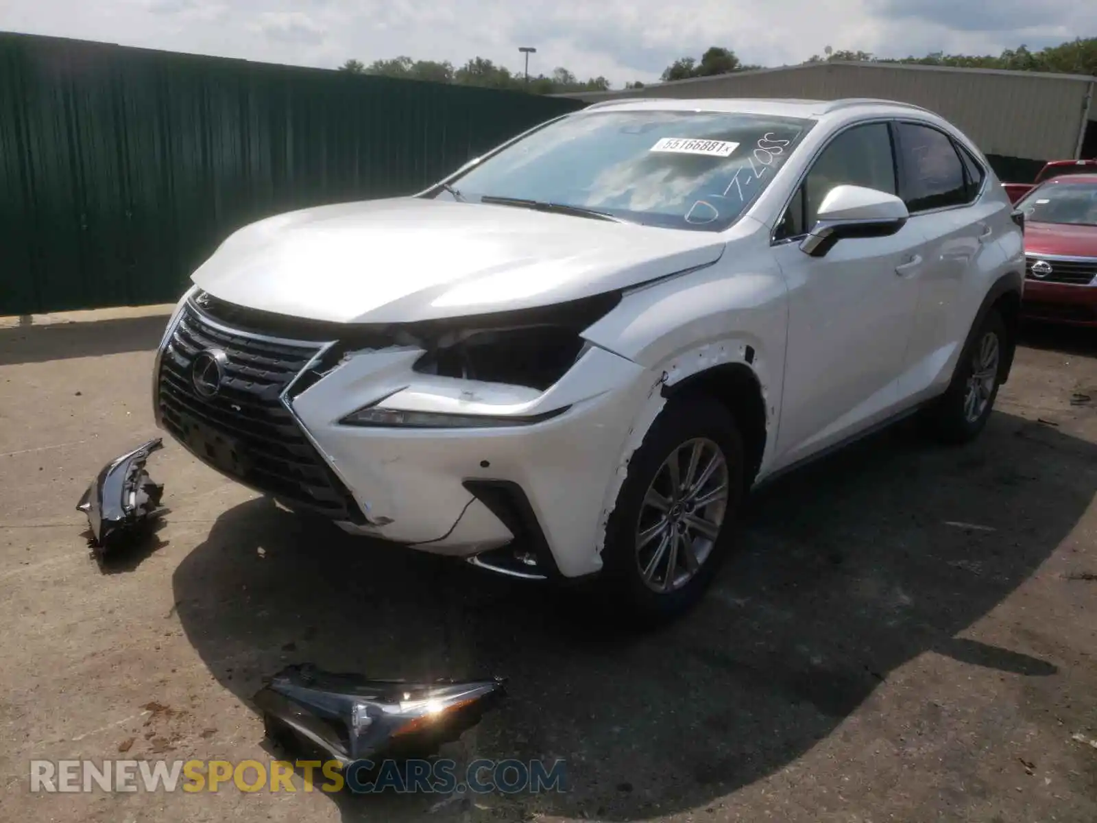 2 Photograph of a damaged car JTJDARDZ4M5024884 LEXUS NX 2021