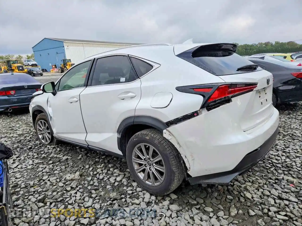2 fotografías del automóvil dañado JTJDARDZ5M5027812 LEXUS NX 2021