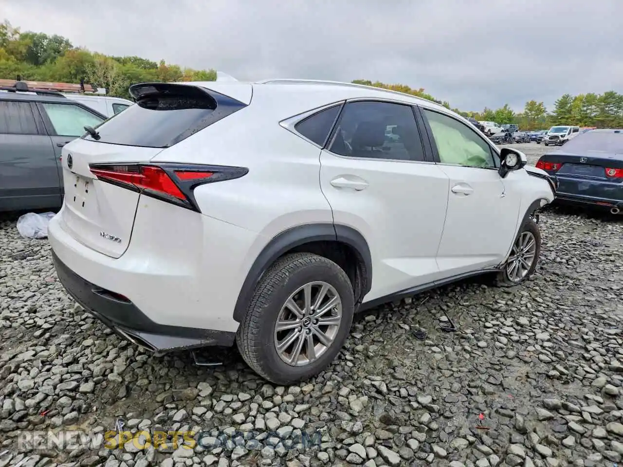 3 fotografías del automóvil dañado JTJDARDZ5M5027812 LEXUS NX 2021