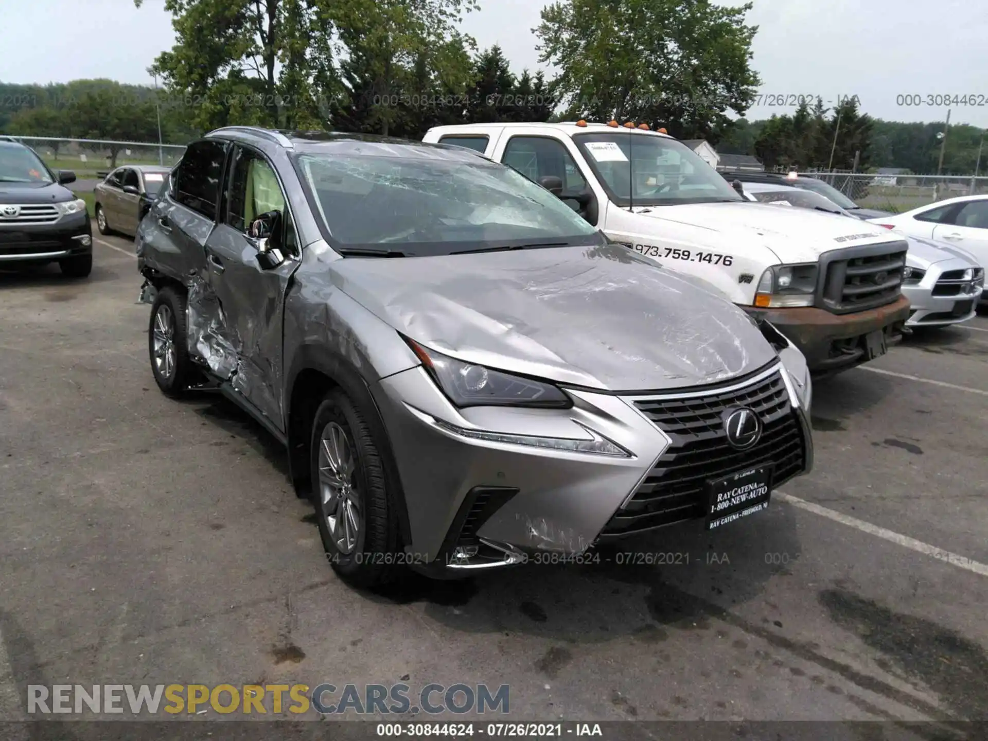 1 Photograph of a damaged car JTJDARDZ6M2258297 LEXUS NX 2021