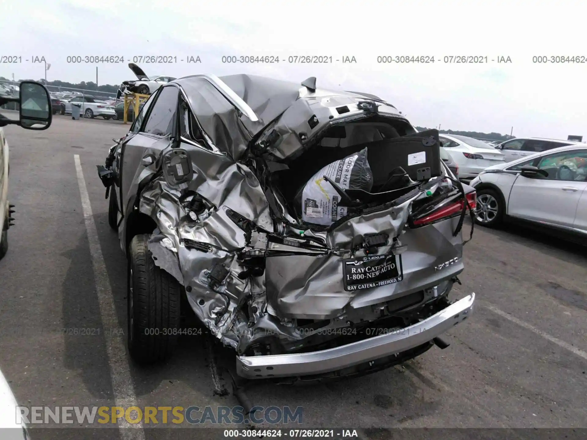 3 Photograph of a damaged car JTJDARDZ6M2258297 LEXUS NX 2021