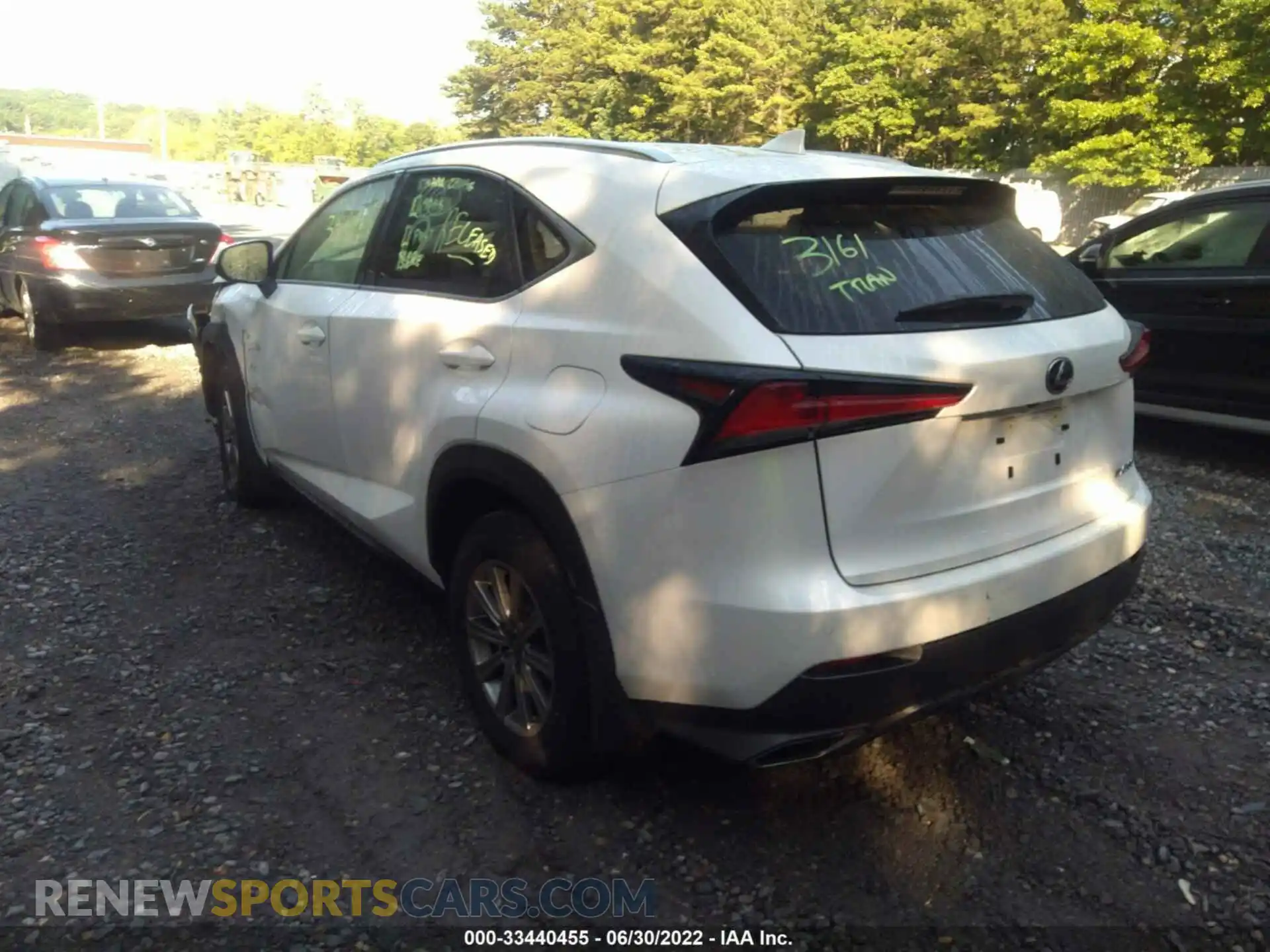 3 Photograph of a damaged car JTJDARDZ6M5030492 LEXUS NX 2021