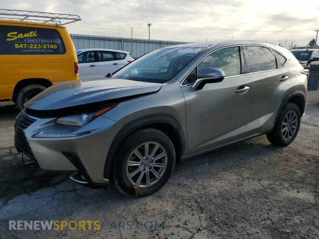 1 Photograph of a damaged car JTJDARDZ7M2248717 LEXUS NX 2021