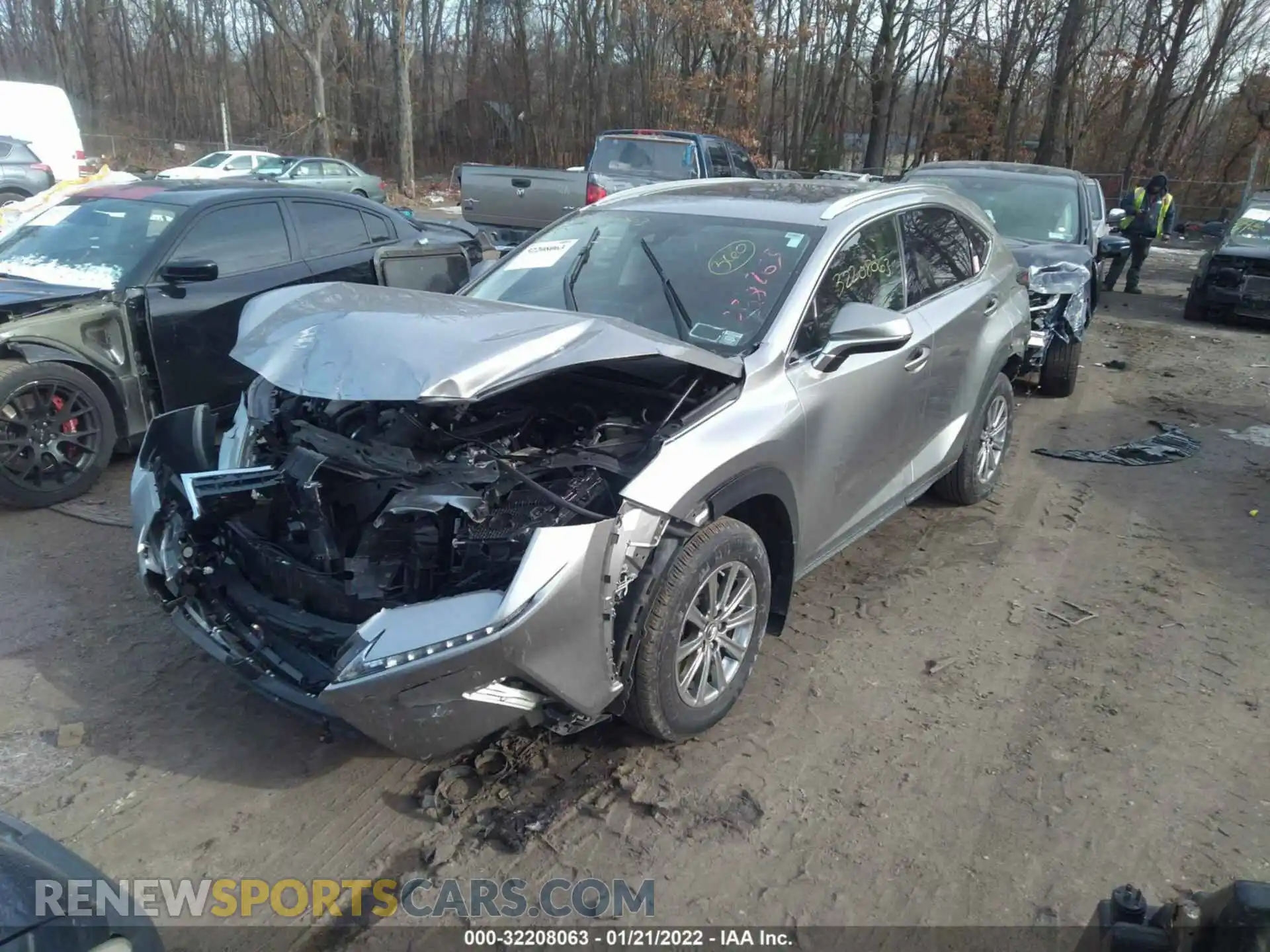 2 Photograph of a damaged car JTJDARDZ8M2238763 LEXUS NX 2021