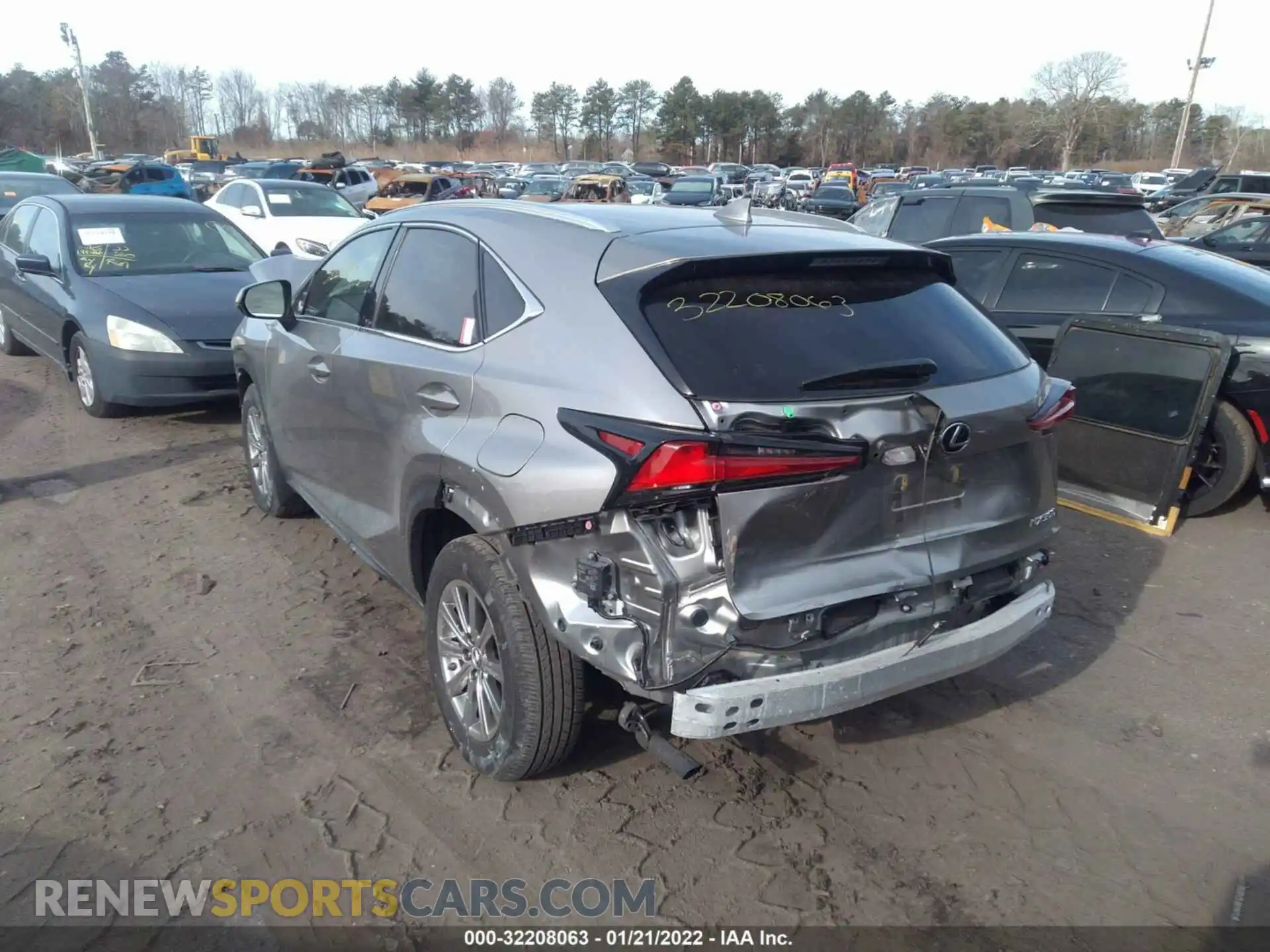 3 Photograph of a damaged car JTJDARDZ8M2238763 LEXUS NX 2021