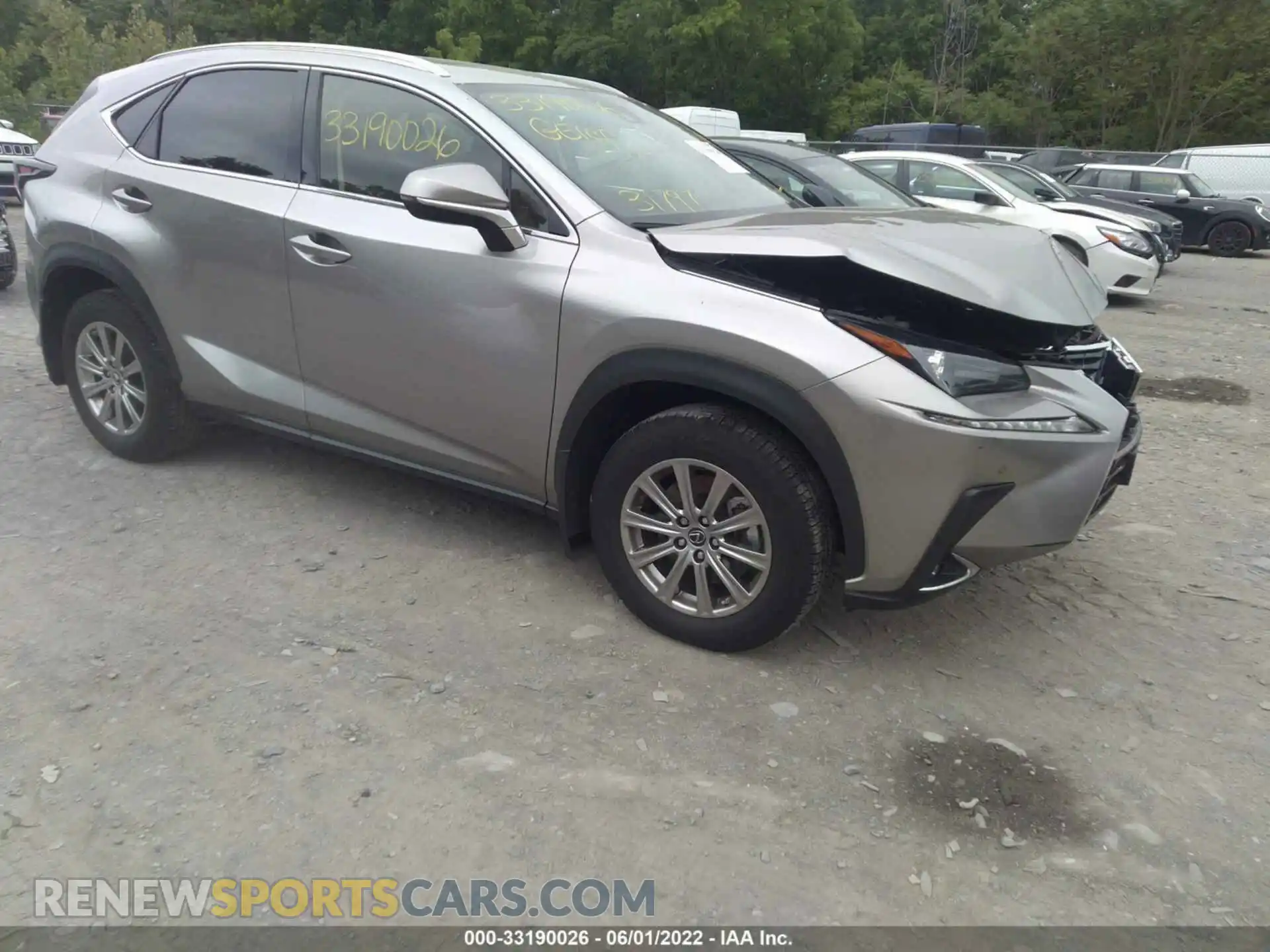 1 Photograph of a damaged car JTJDARDZ8M2240240 LEXUS NX 2021