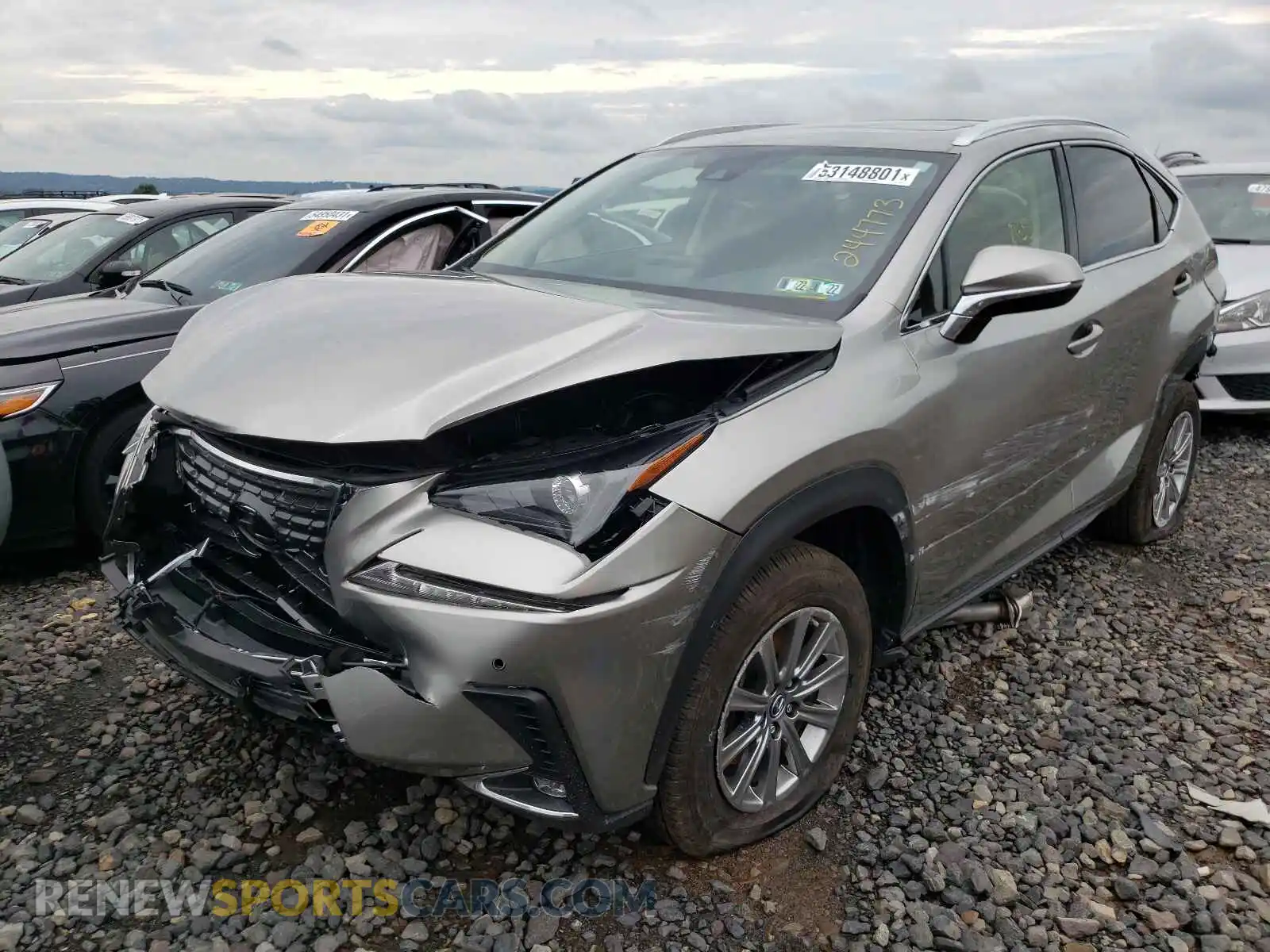 2 Photograph of a damaged car JTJDARDZ8M2244773 LEXUS NX 2021