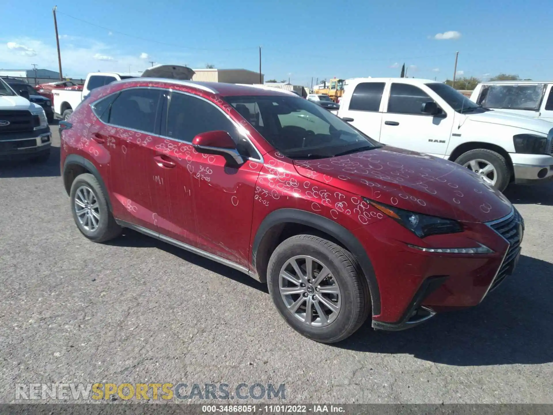1 fotografías del automóvil dañado JTJDARDZ8M5024015 LEXUS NX 2021
