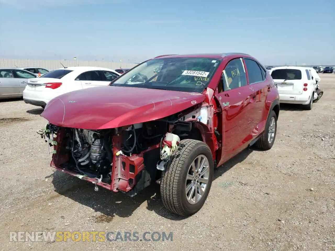 2 Photograph of a damaged car JTJDARDZ8M5026766 LEXUS NX 2021