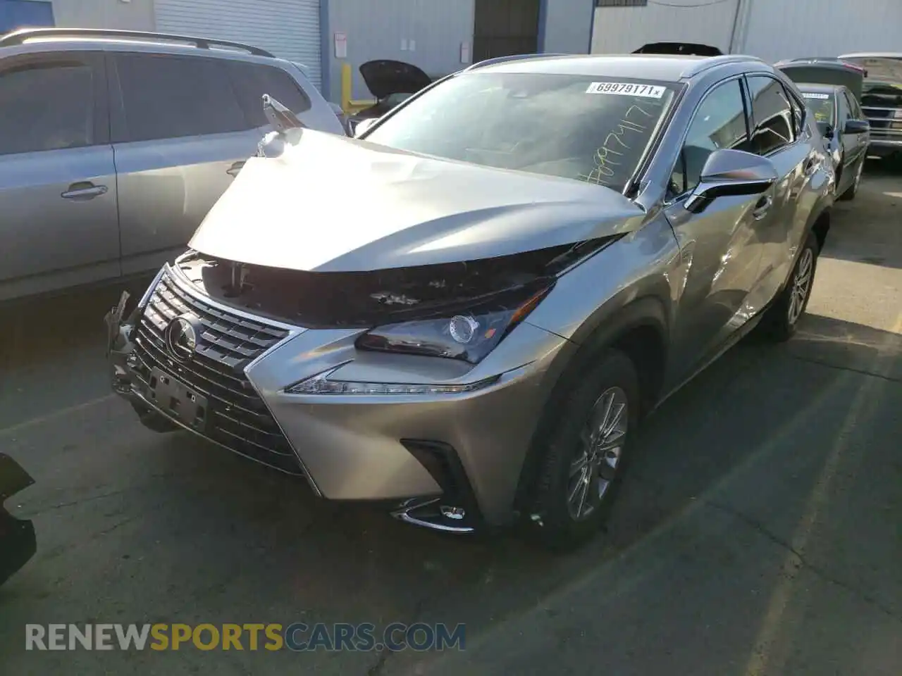 2 Photograph of a damaged car JTJDARDZ9M2254583 LEXUS NX 2021