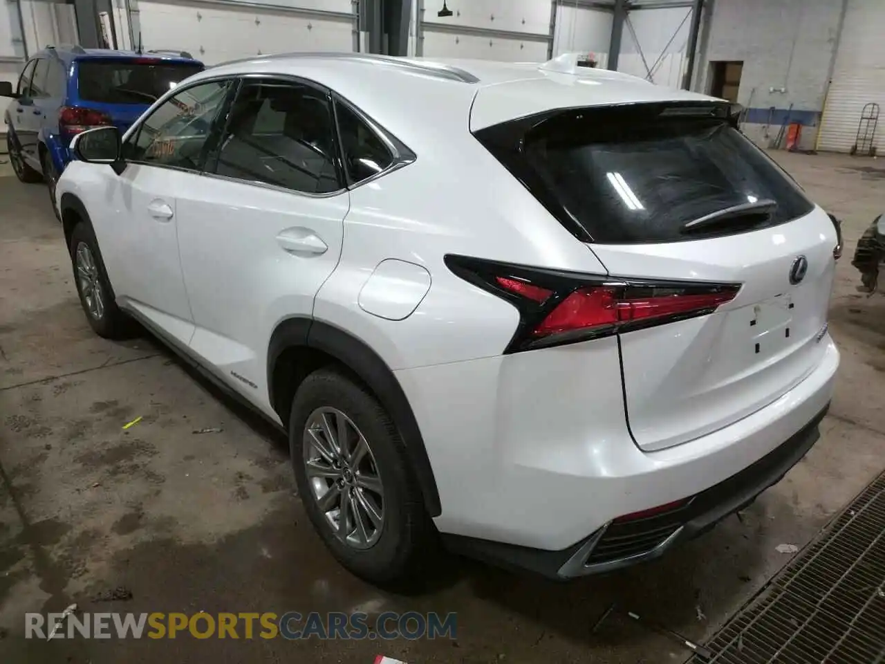 3 fotografías del automóvil dañado JTJDJRDZ0M5010660 LEXUS NX 2021