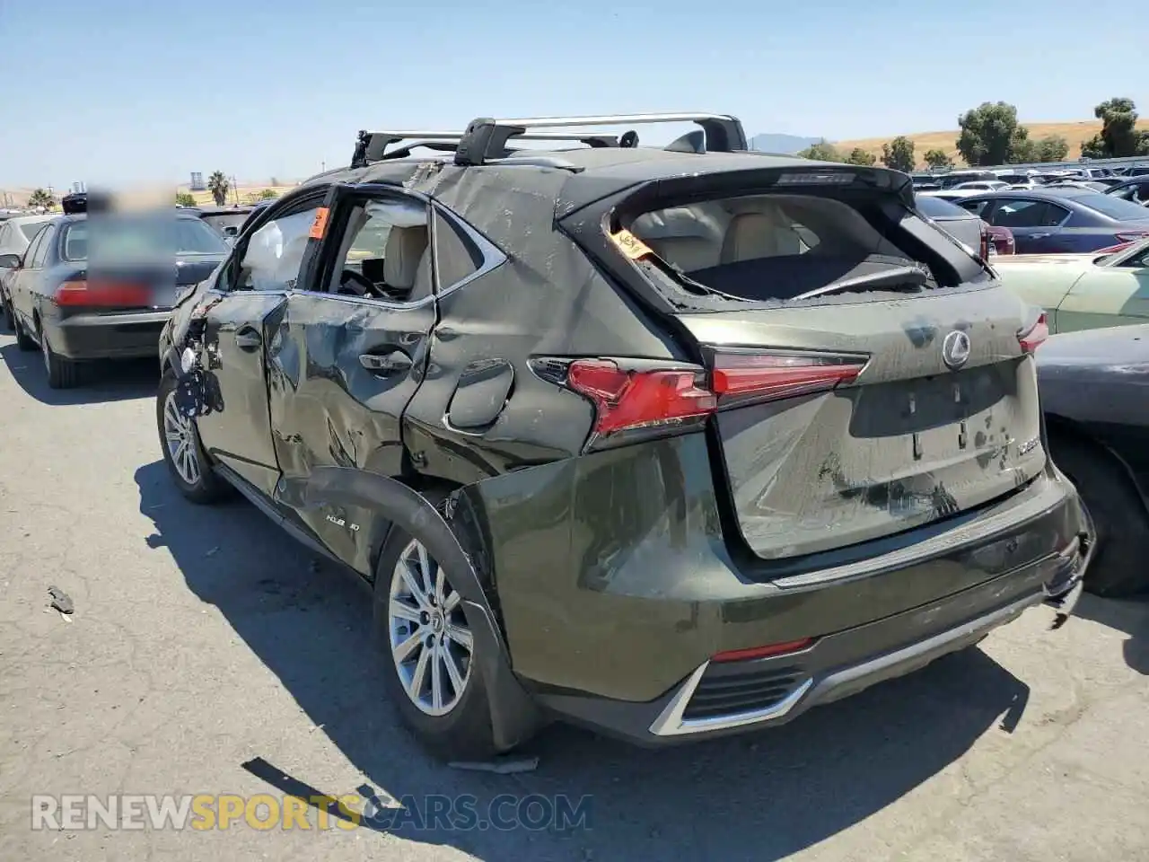 2 Photograph of a damaged car JTJDJRDZ1M2158513 LEXUS NX 2021