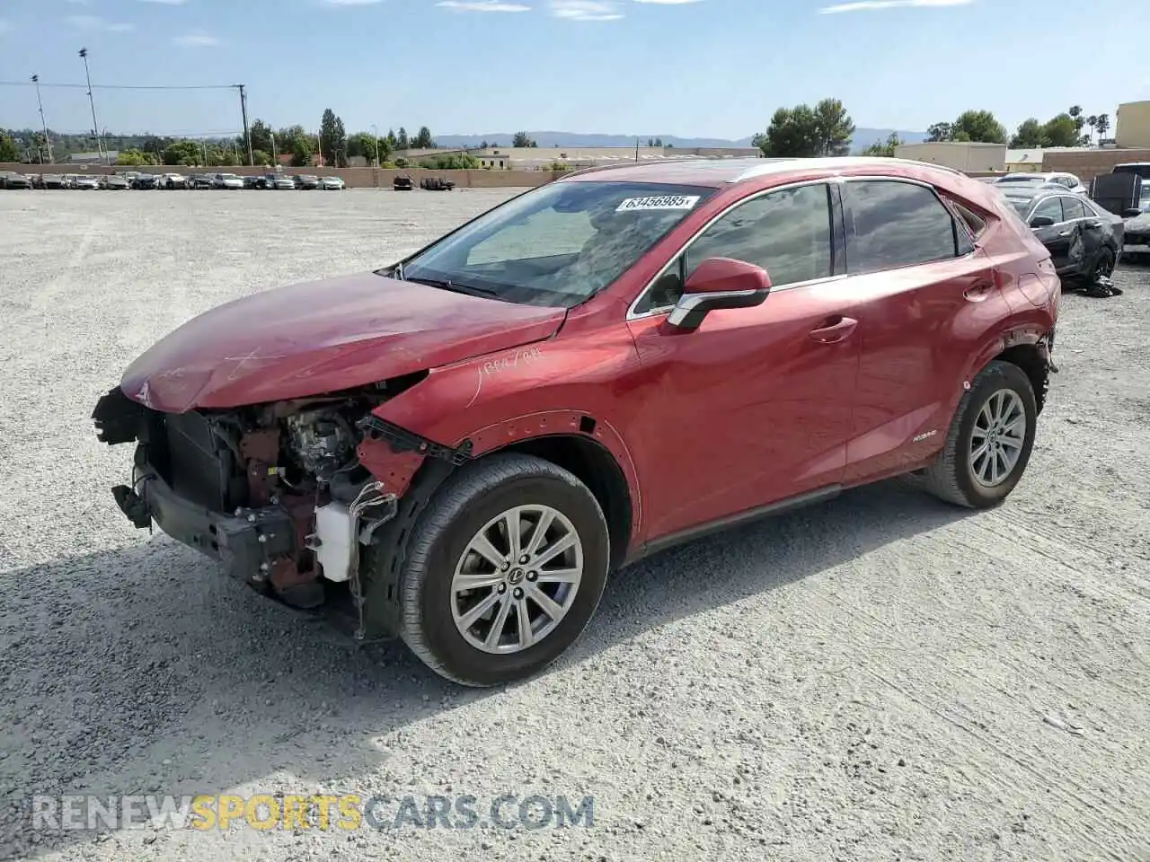 1 Photograph of a damaged car JTJDJRDZ8M5014150 LEXUS NX 2021