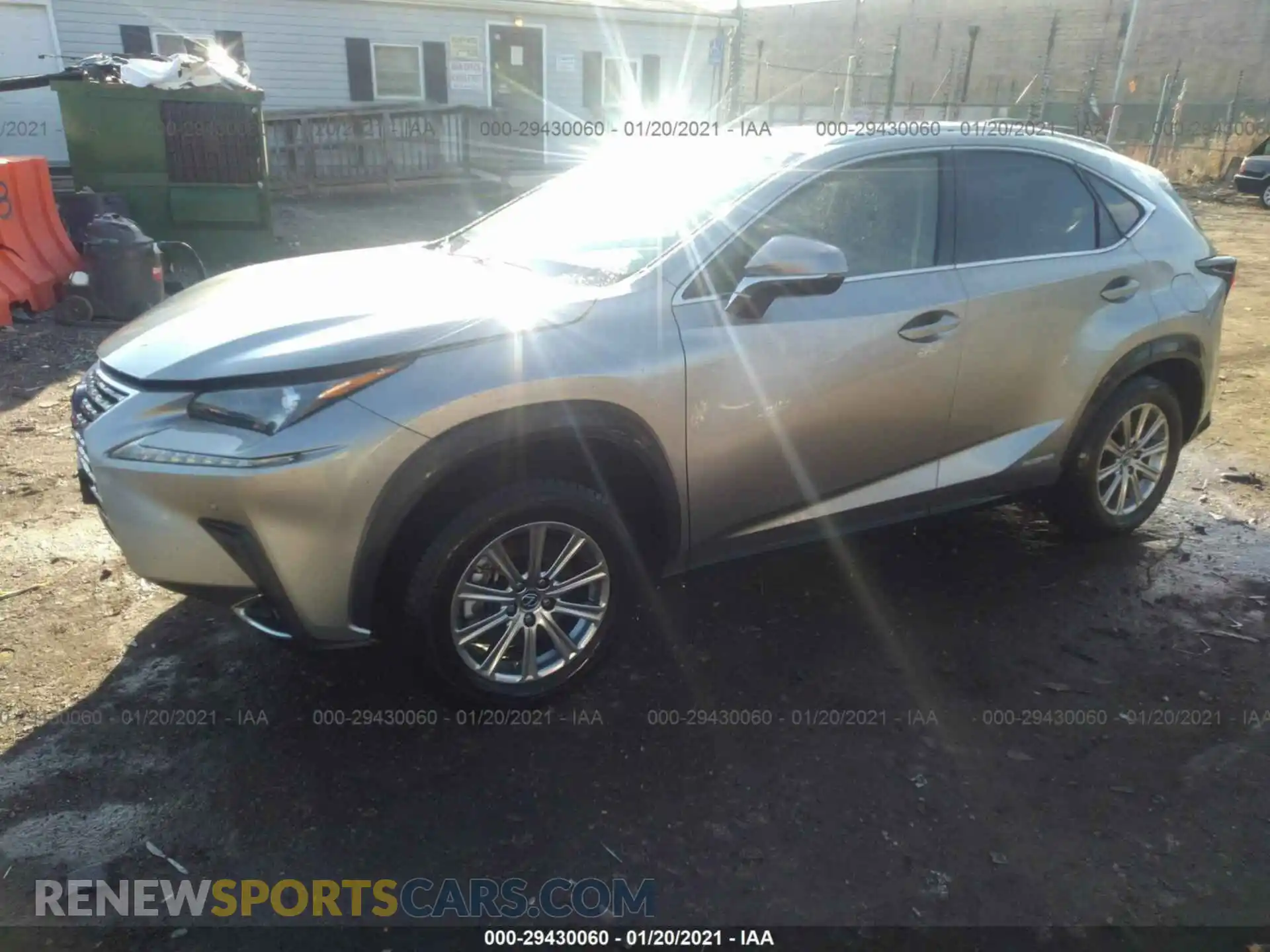 2 Photograph of a damaged car JTJDJRDZ9M2147985 LEXUS NX 2021
