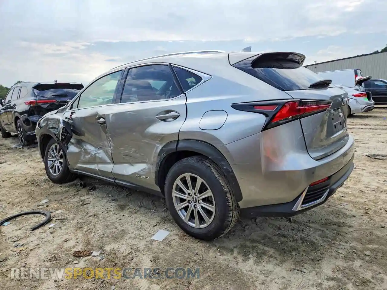 2 Фотография поврежденного автомобиля JTJDJRDZXM2168005 LEXUS NX 2021
