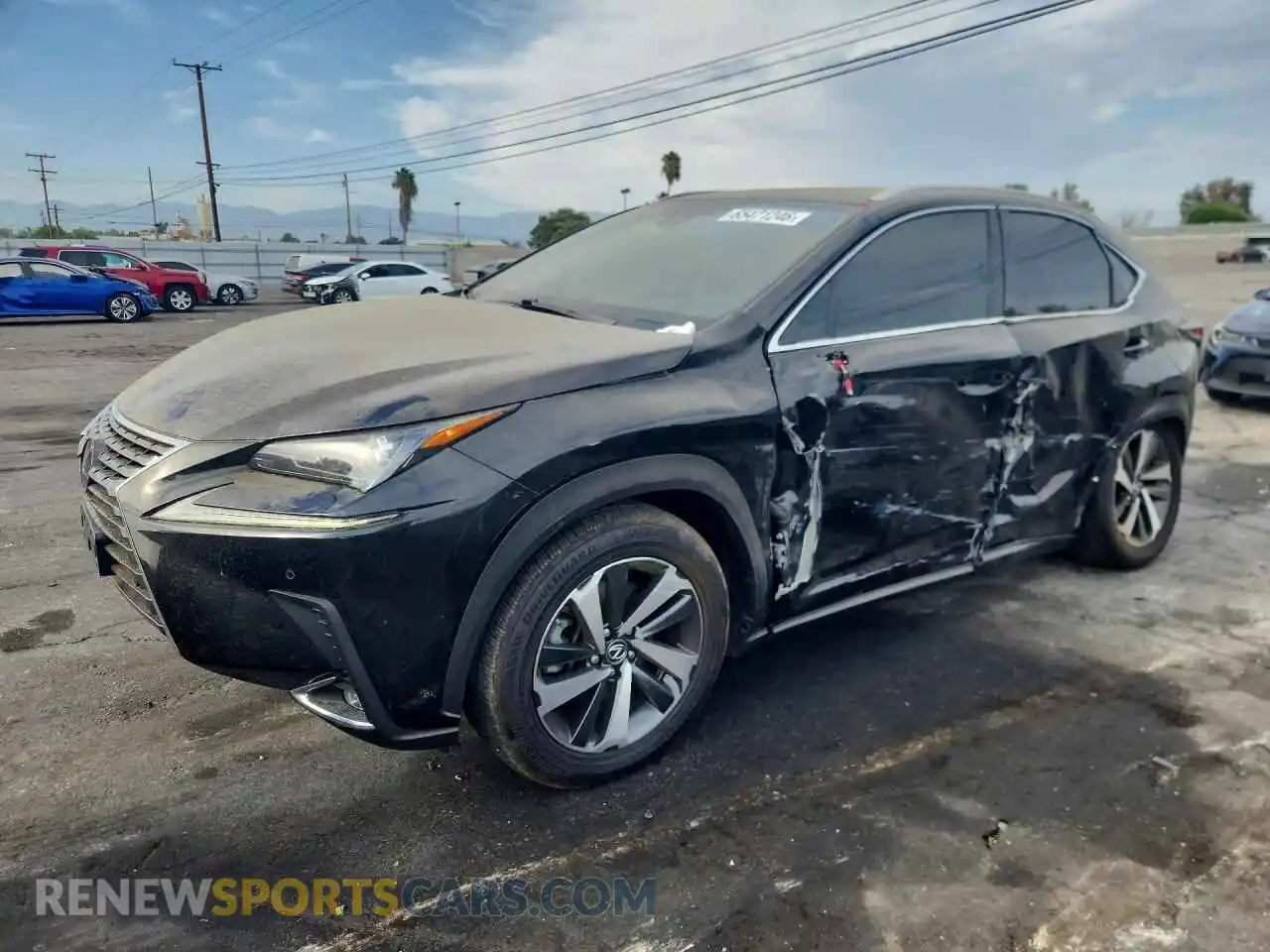 1 Photograph of a damaged car JTJGARBZ1M2181628 LEXUS NX 2021