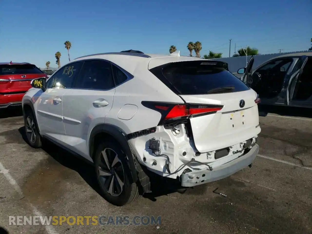 3 Photograph of a damaged car JTJGARBZ1M5027113 LEXUS NX 2021