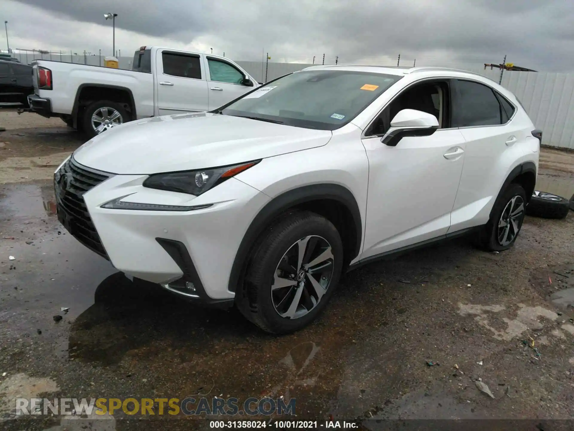 2 Photograph of a damaged car JTJGARBZ1M5030285 LEXUS NX 2021