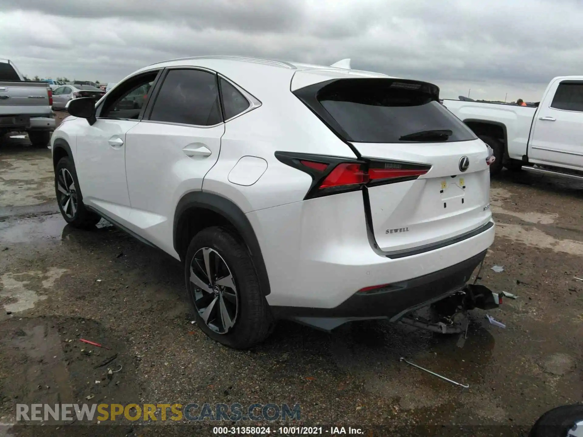 3 Photograph of a damaged car JTJGARBZ1M5030285 LEXUS NX 2021