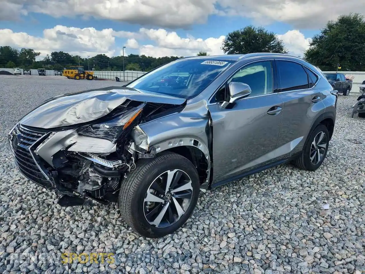 1 Фотография поврежденного автомобиля JTJGARBZ3M2184739 LEXUS NX 2021