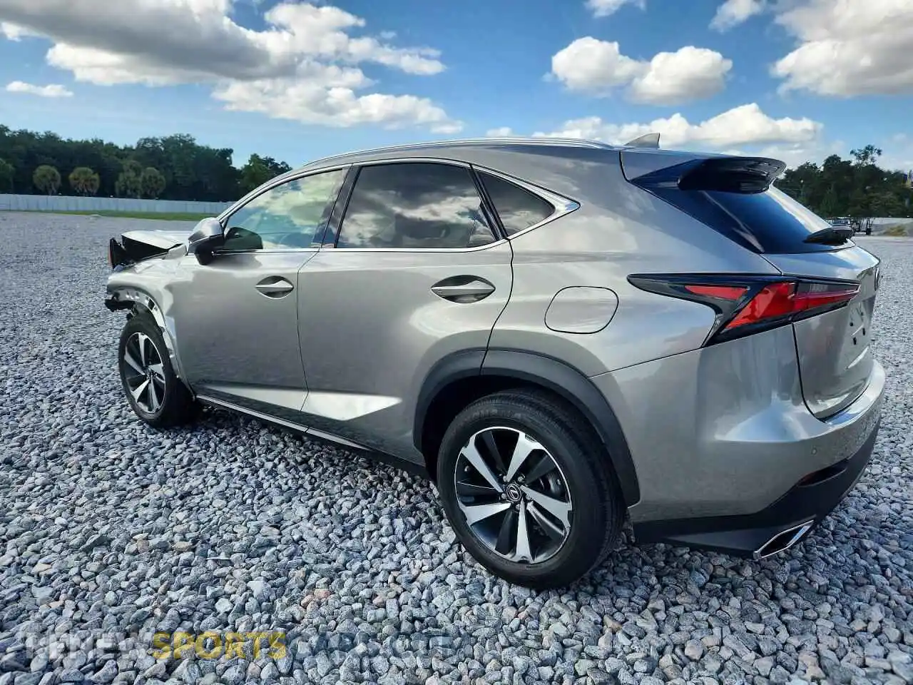 2 Фотография поврежденного автомобиля JTJGARBZ3M2184739 LEXUS NX 2021