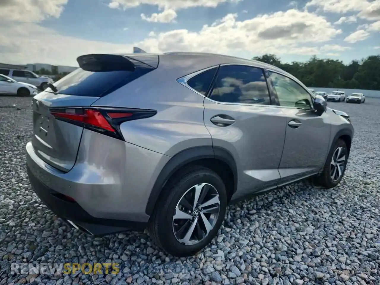 3 Фотография поврежденного автомобиля JTJGARBZ3M2184739 LEXUS NX 2021
