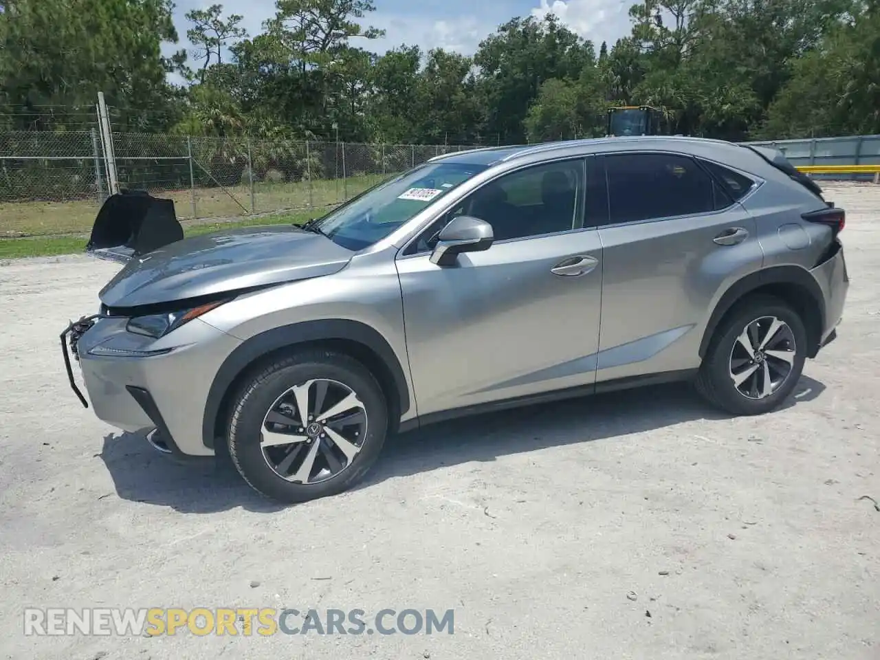 1 Photograph of a damaged car JTJGARBZ4M2180456 LEXUS NX 2021