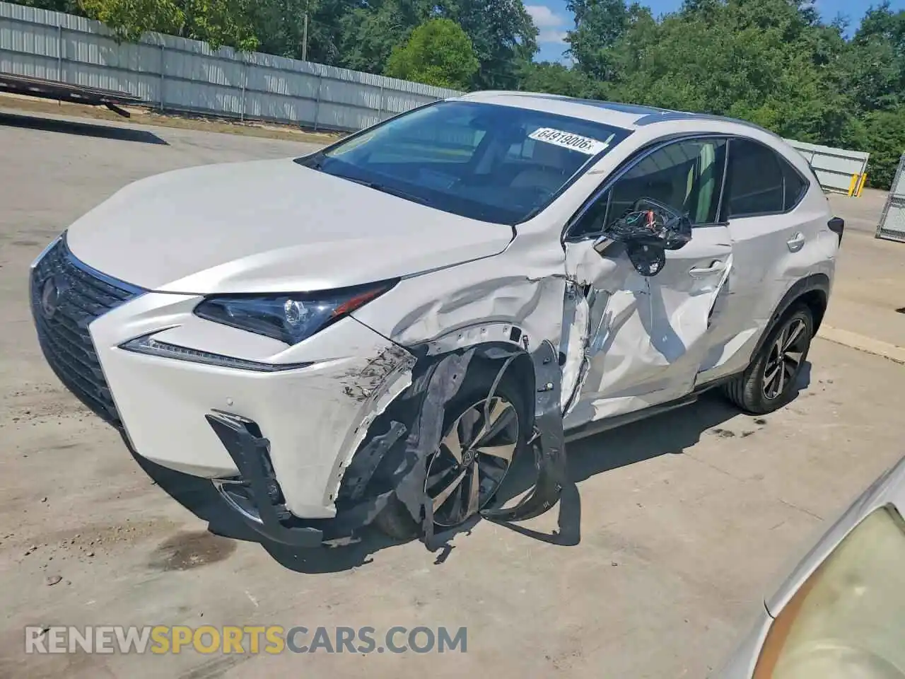 1 fotografías del automóvil dañado JTJGARBZ4M5020687 LEXUS NX 2021