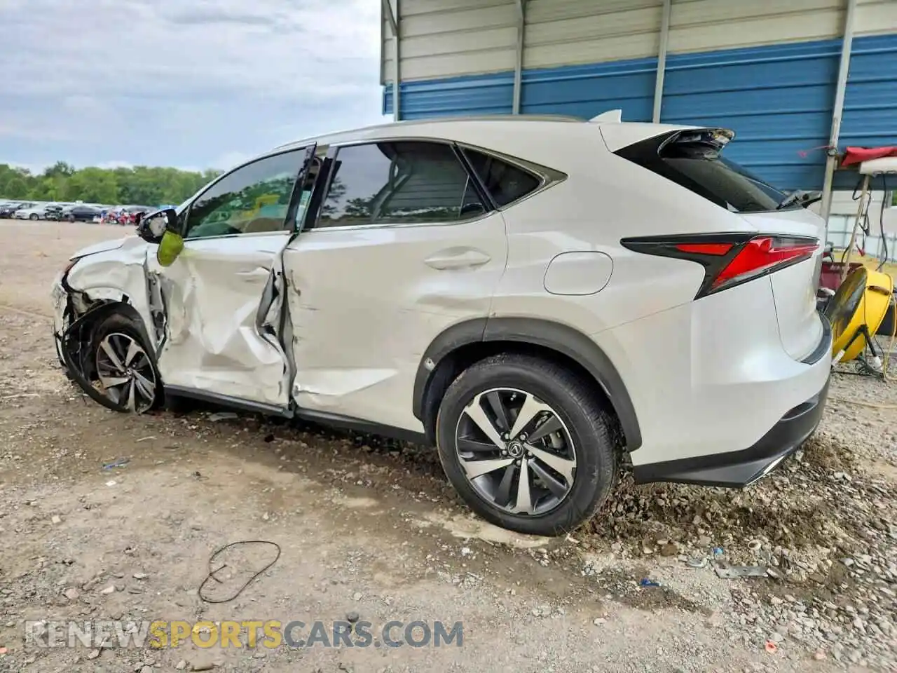 2 fotografías del automóvil dañado JTJGARBZ4M5020687 LEXUS NX 2021