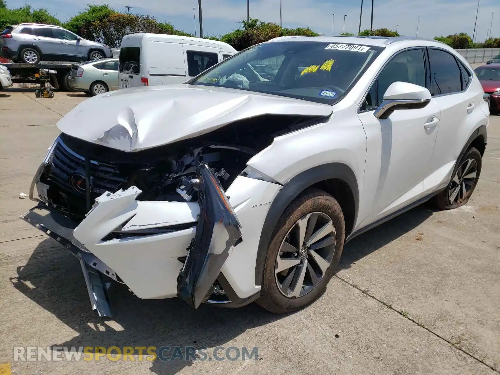2 Фотография поврежденного автомобиля JTJGARBZ7M5021820 LEXUS NX 2021