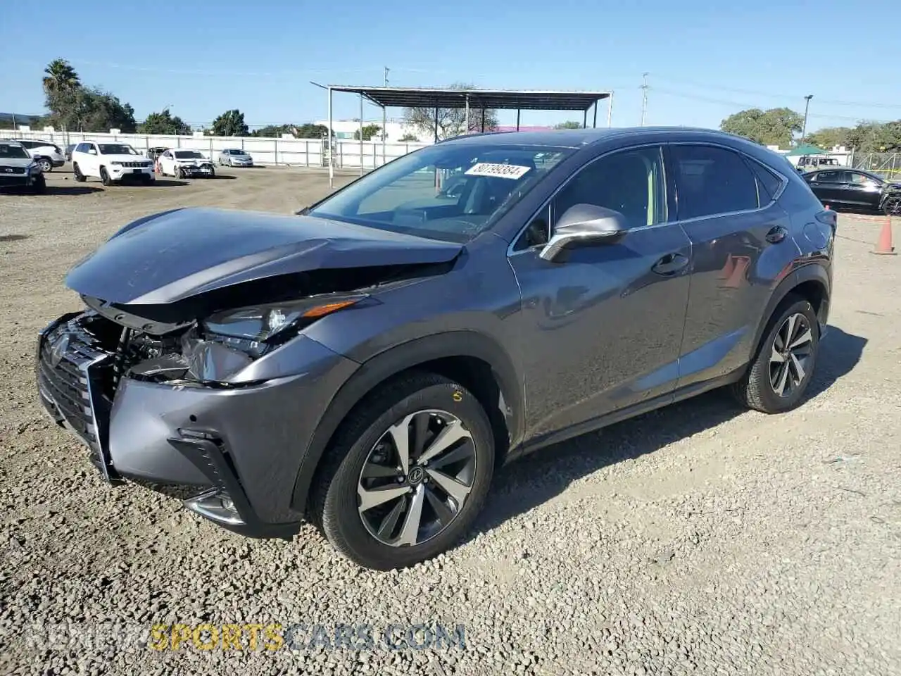 1 fotografías del automóvil dañado JTJGARBZ8M2185191 LEXUS NX 2021