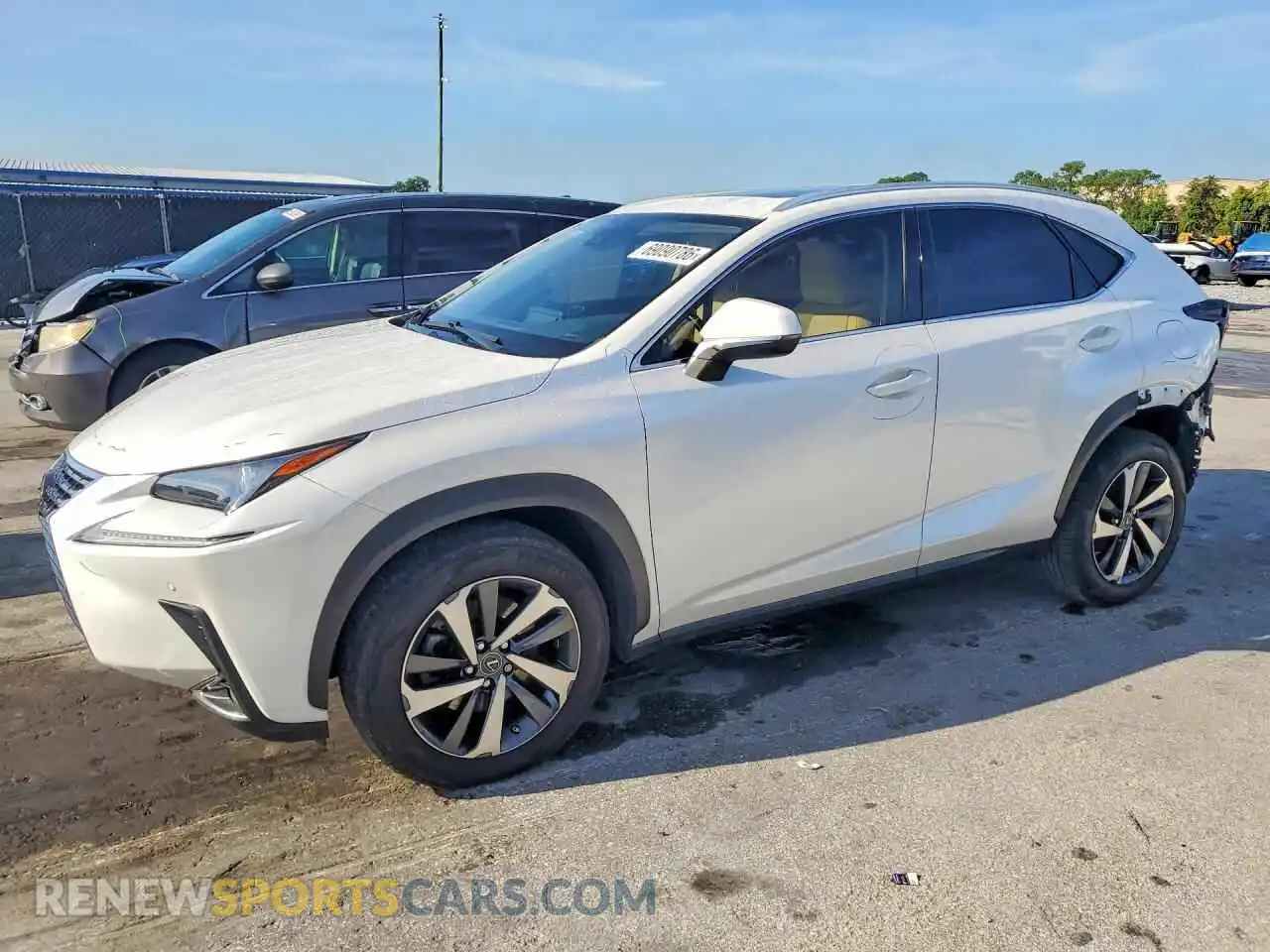 1 Photograph of a damaged car JTJGARBZ9M5020989 LEXUS NX 2021