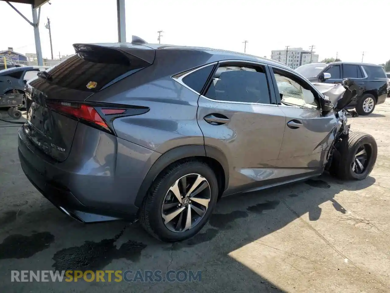 3 Photograph of a damaged car JTJGARBZXM2193552 LEXUS NX 2021