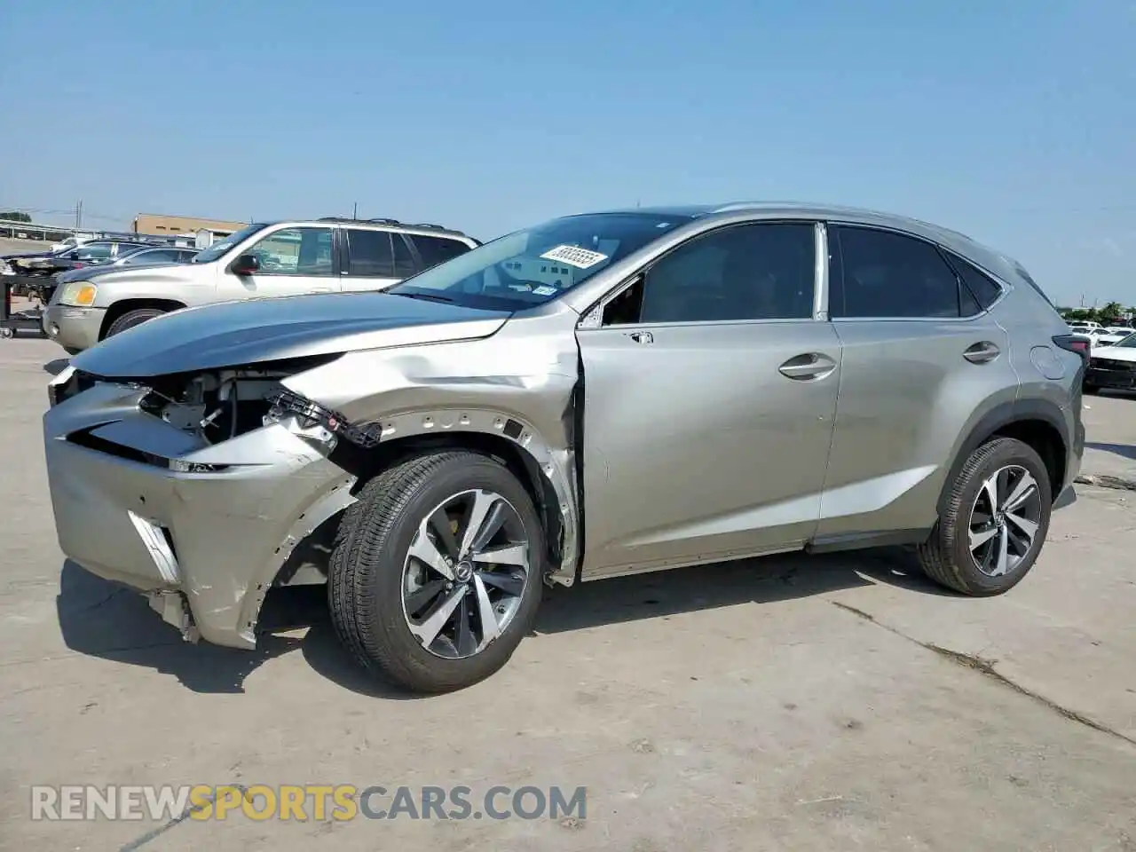 1 Photograph of a damaged car JTJGARBZXM5035484 LEXUS NX 2021