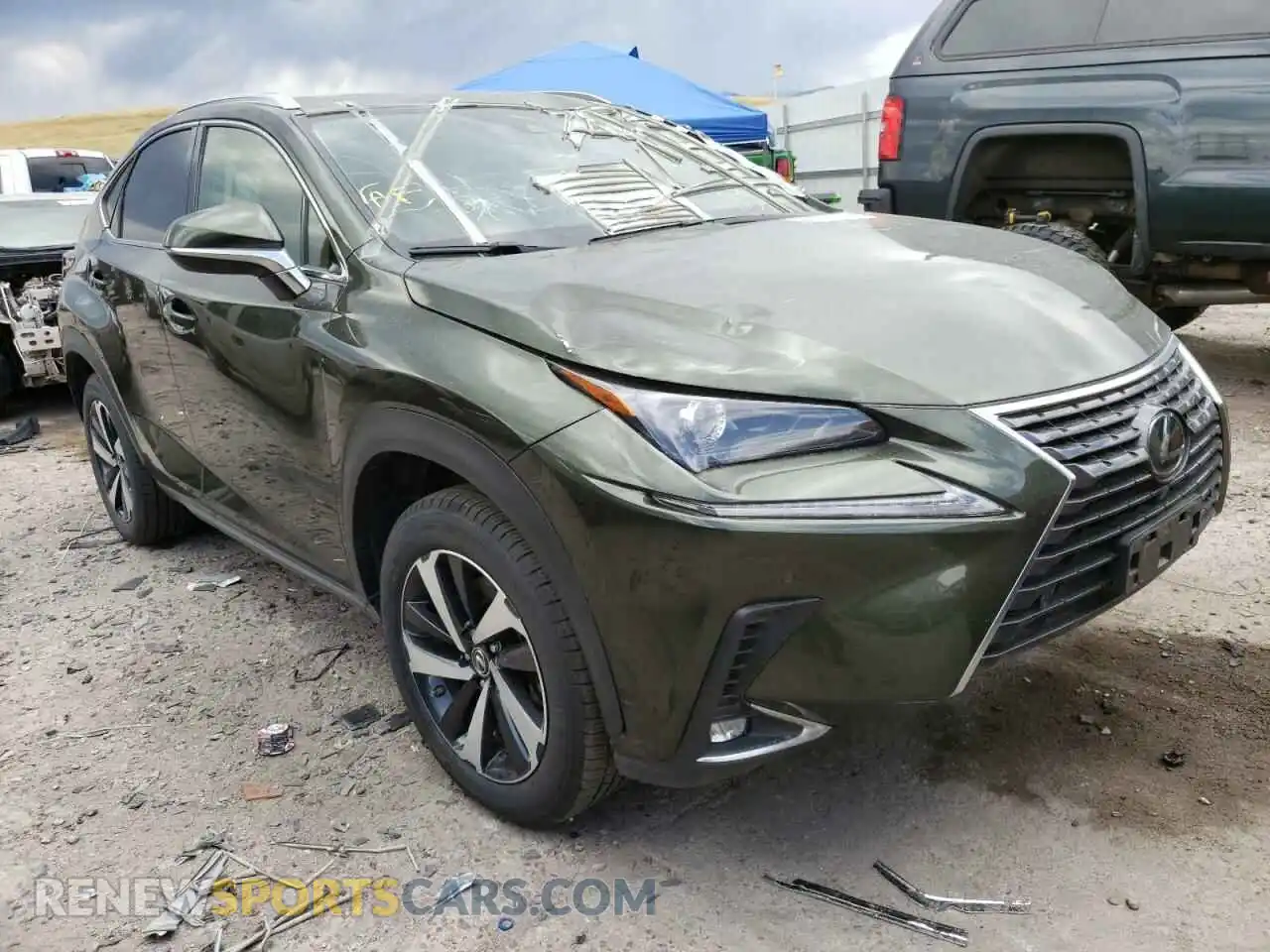 1 Photograph of a damaged car JTJGARDZ0M2241945 LEXUS NX 2021