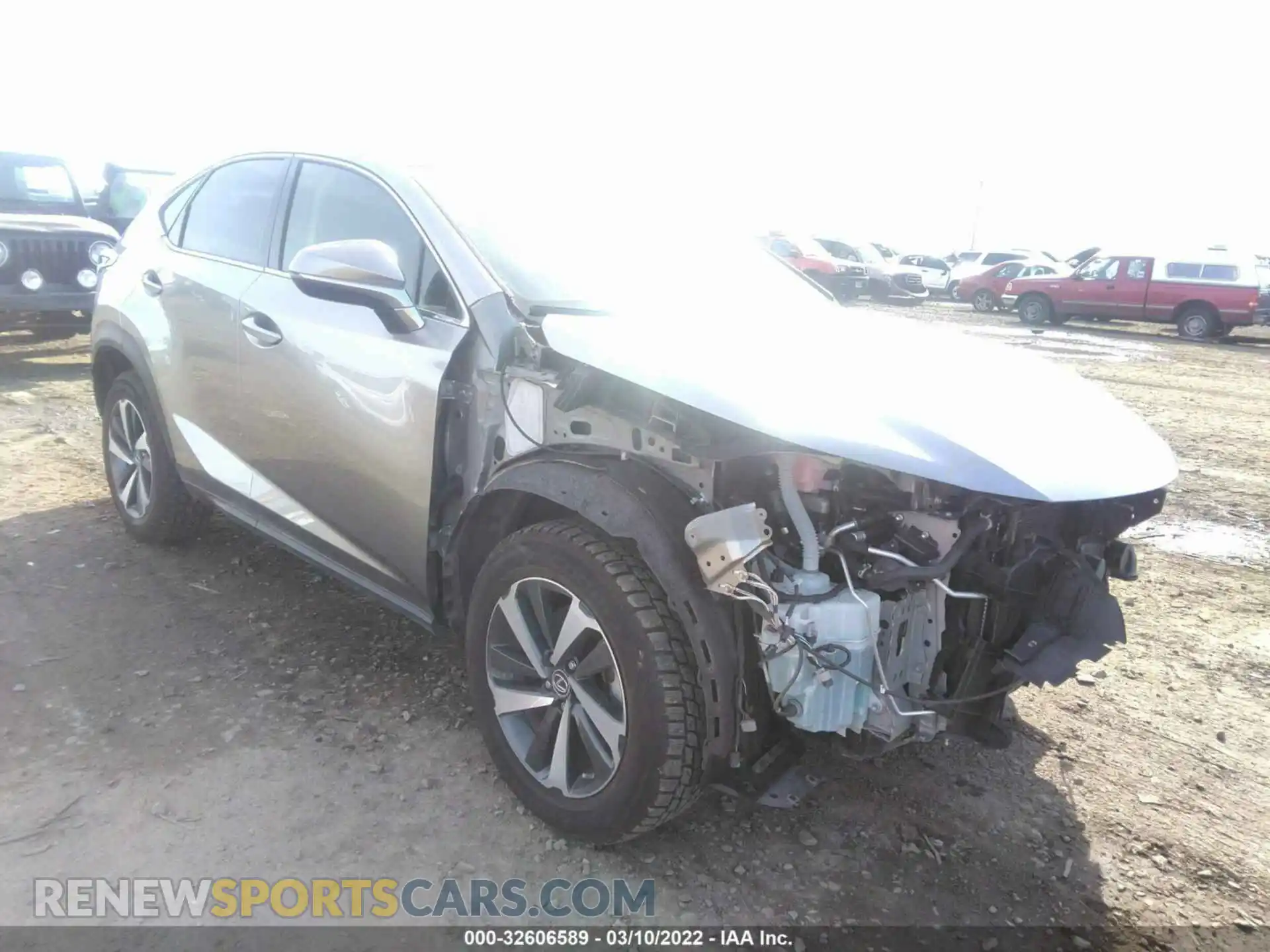 1 Photograph of a damaged car JTJGARDZ2M2243406 LEXUS NX 2021