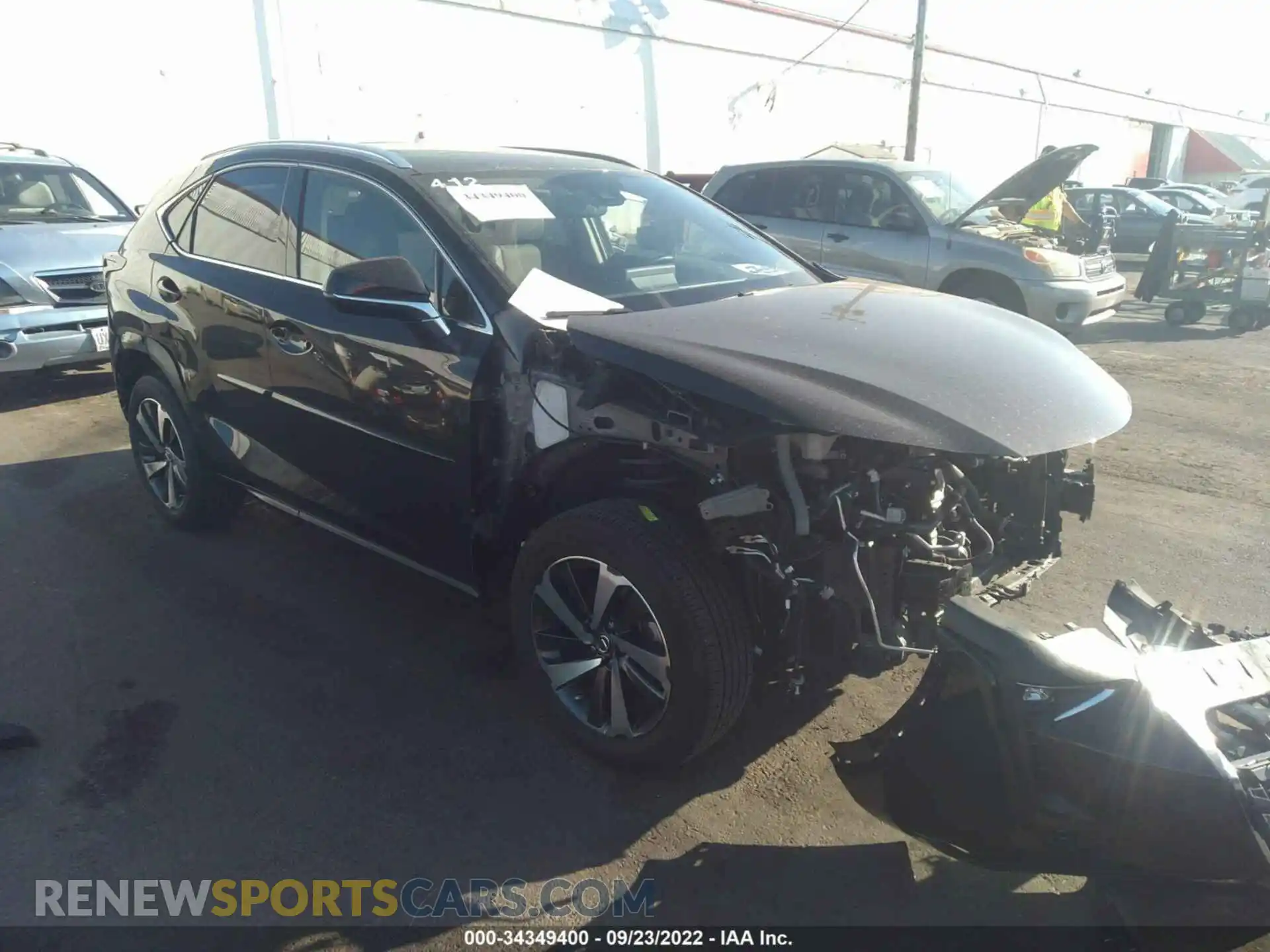 1 Photograph of a damaged car JTJGARDZ6M2250813 LEXUS NX 2021