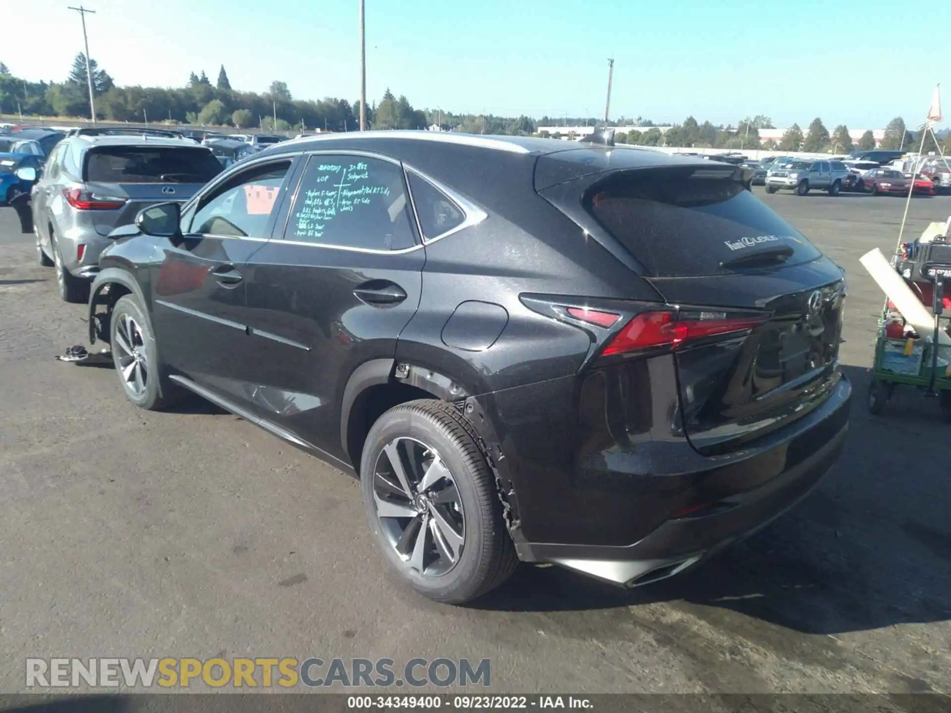 3 Photograph of a damaged car JTJGARDZ6M2250813 LEXUS NX 2021