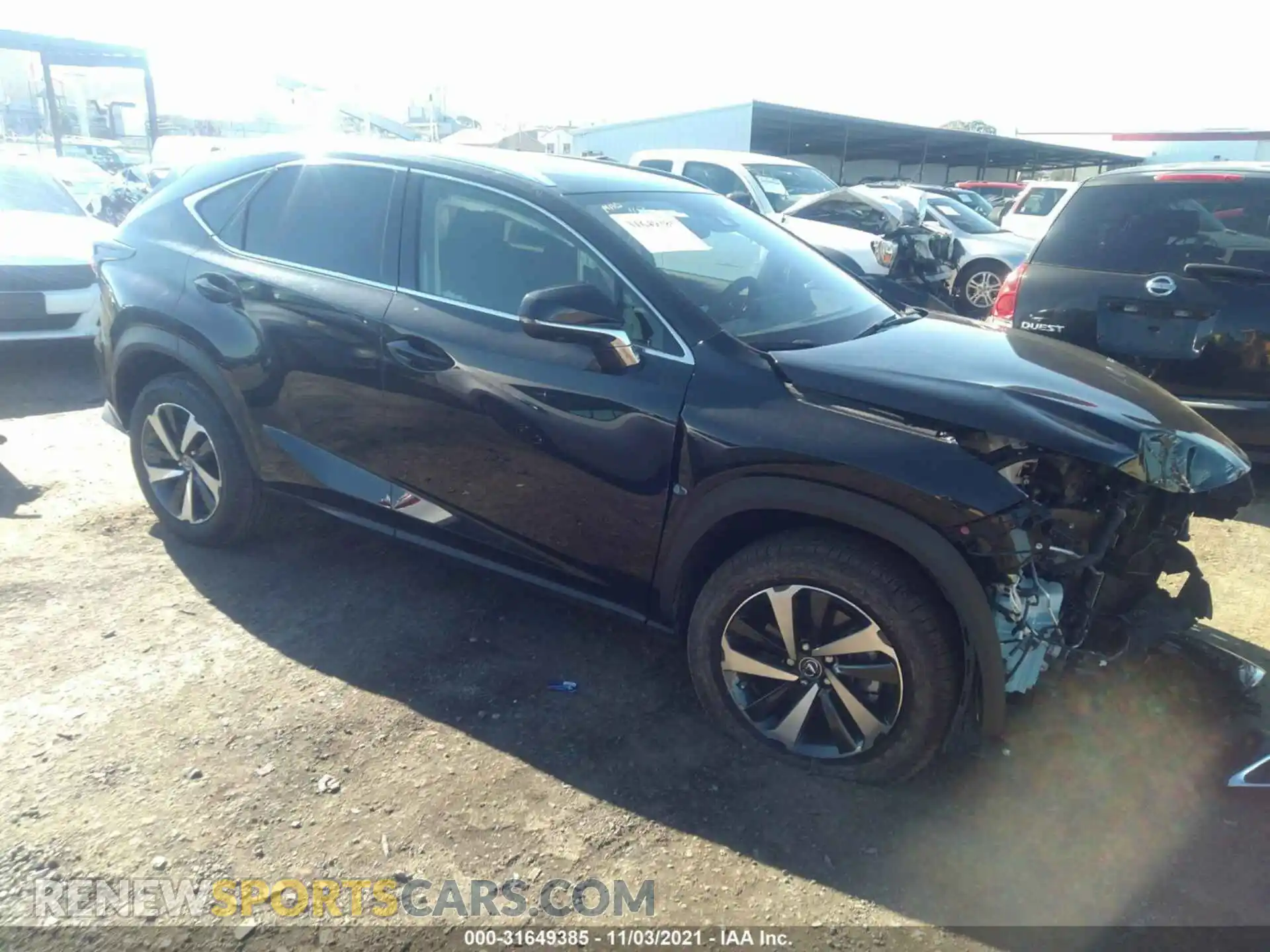 1 Photograph of a damaged car JTJGARDZ7M2246138 LEXUS NX 2021