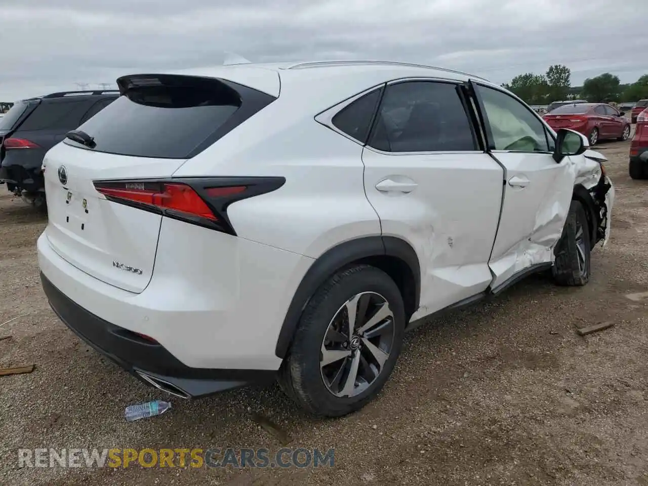 3 fotografías del automóvil dañado JTJGARDZ7M5024343 LEXUS NX 2021