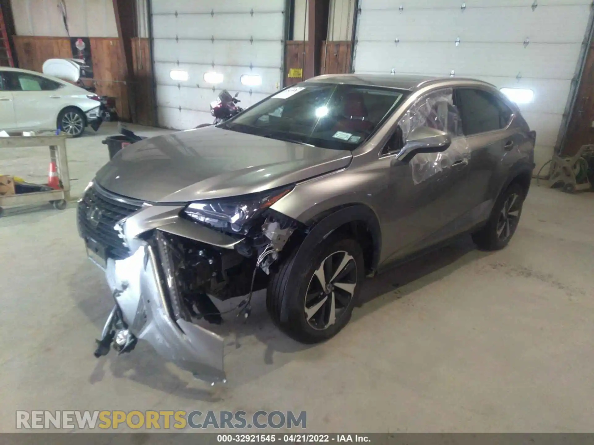 2 Photograph of a damaged car JTJGARDZ7M5030563 LEXUS NX 2021