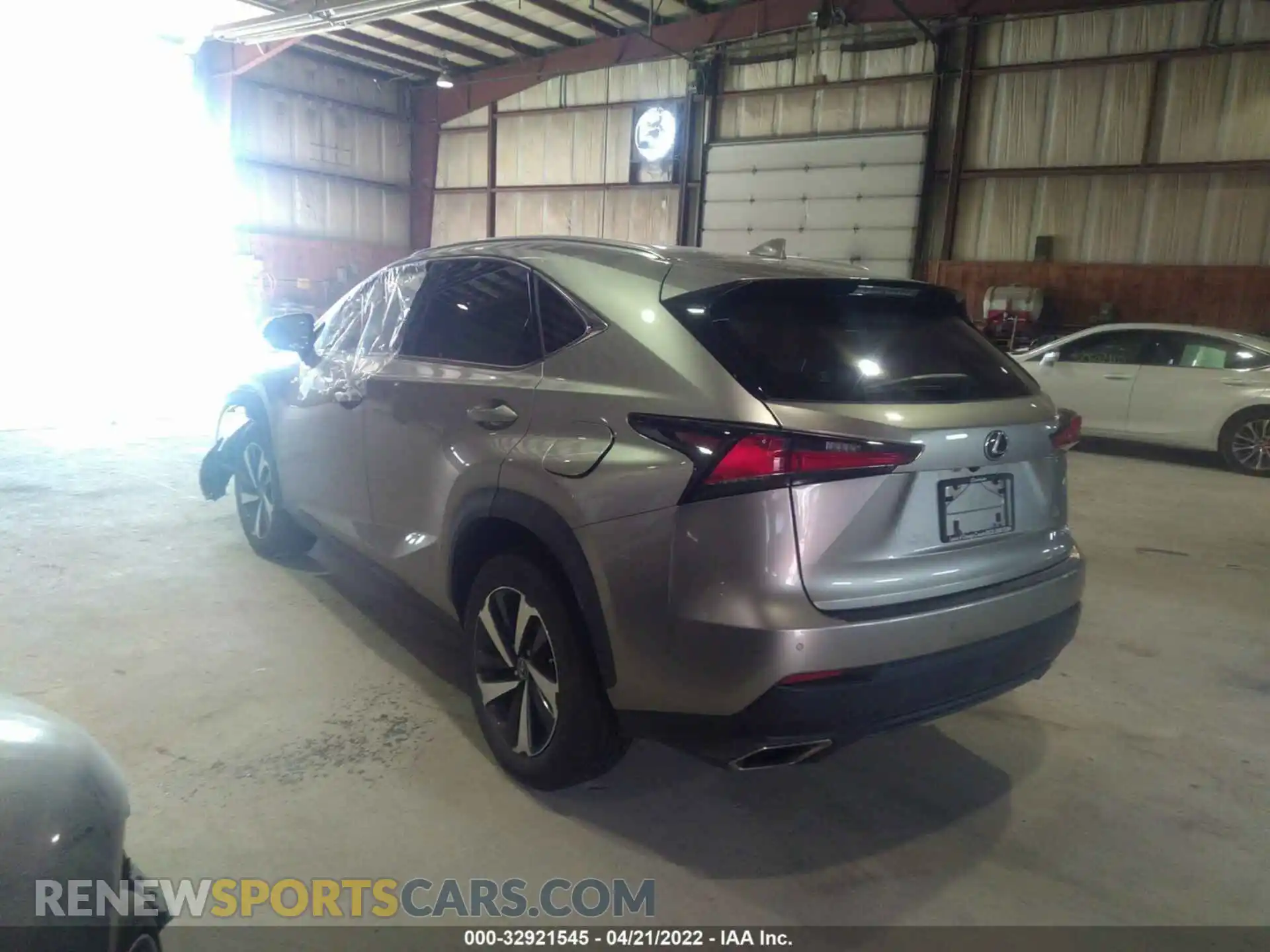 3 Photograph of a damaged car JTJGARDZ7M5030563 LEXUS NX 2021