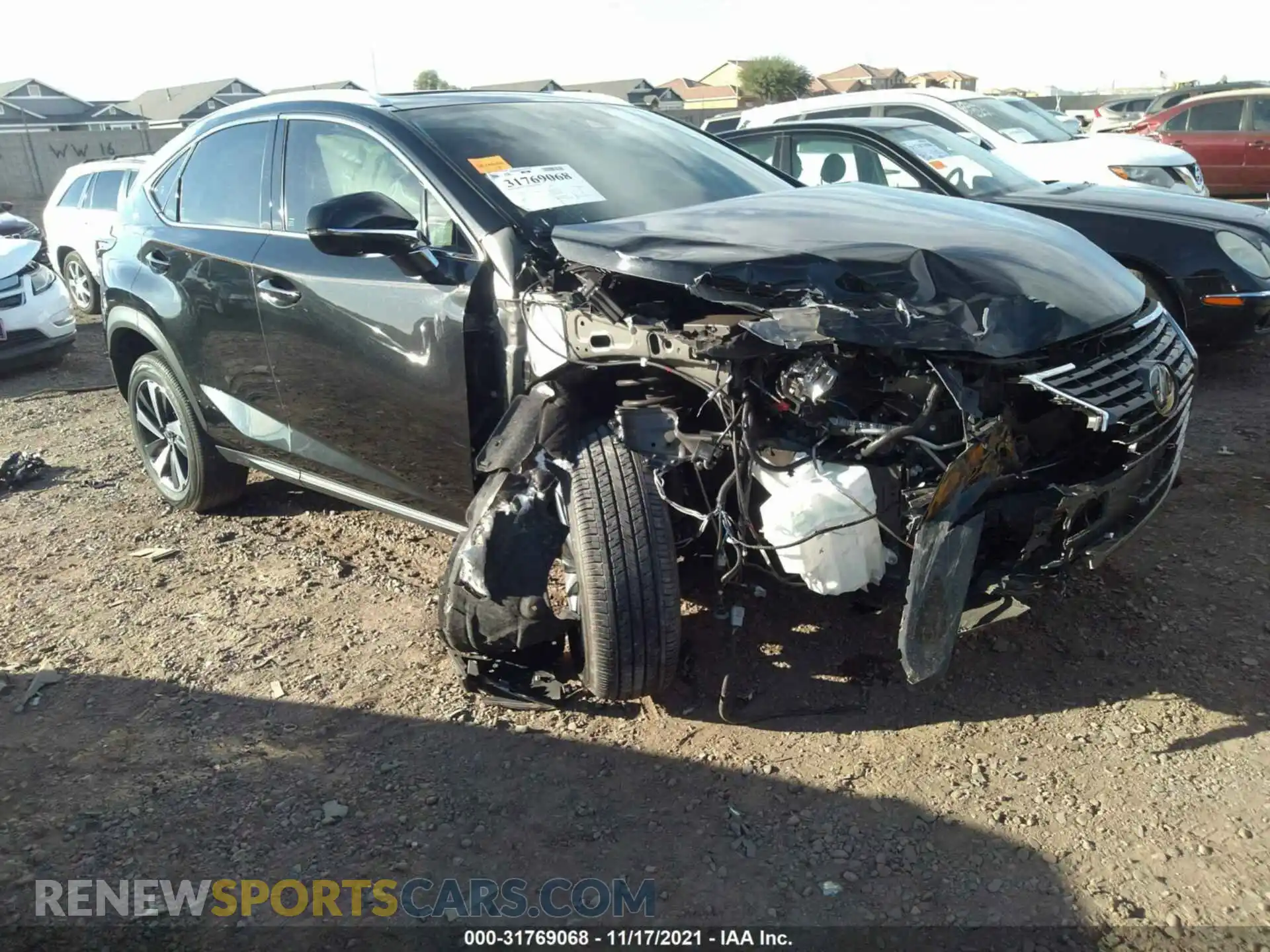 1 Photograph of a damaged car JTJGARDZXM2242956 LEXUS NX 2021