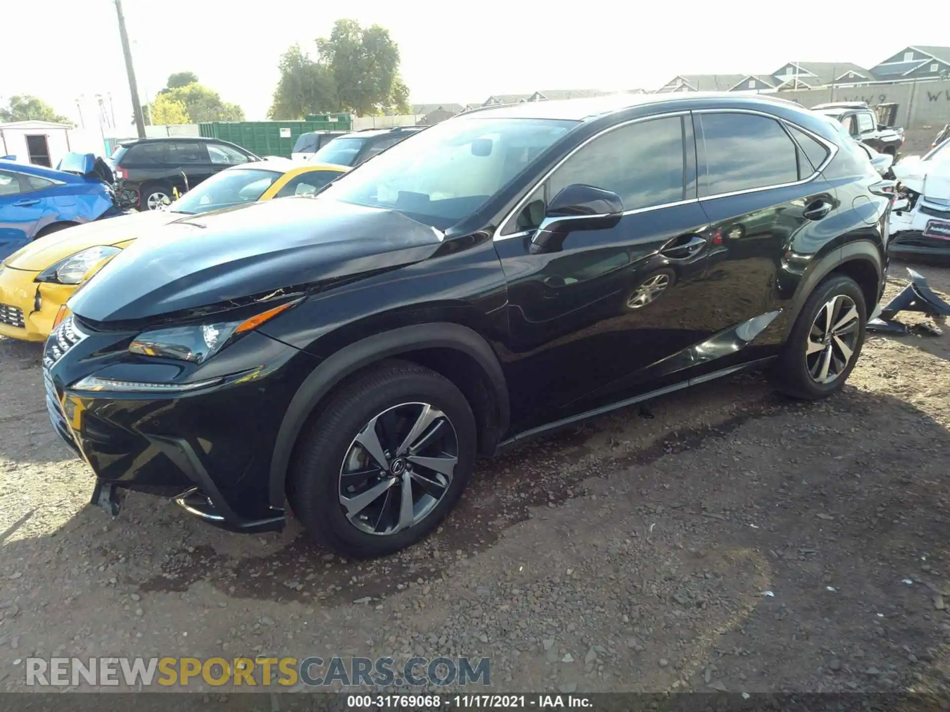 2 Photograph of a damaged car JTJGARDZXM2242956 LEXUS NX 2021