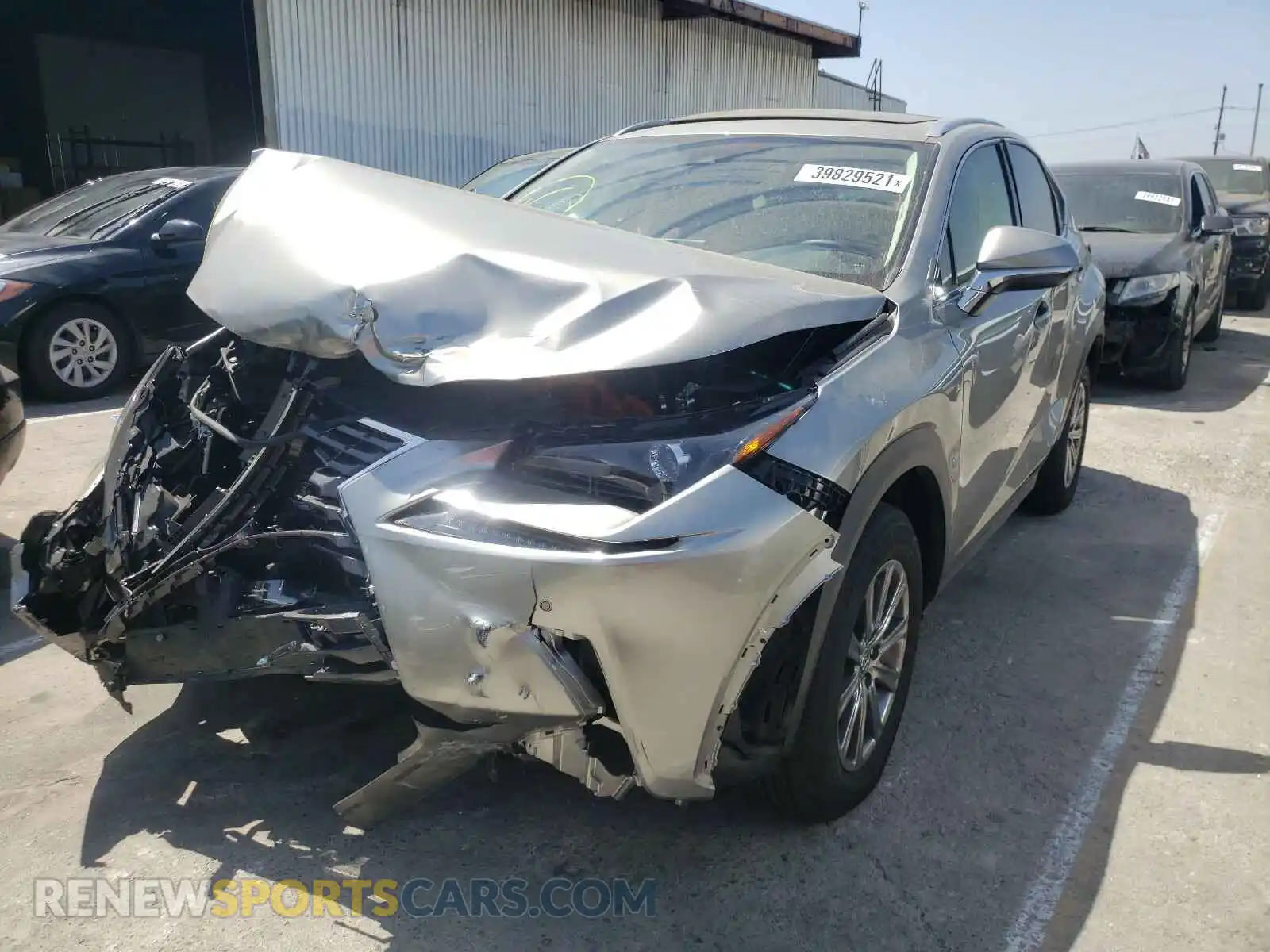2 Фотография поврежденного автомобиля JTJGJRDZ1M2150764 LEXUS NX 2021