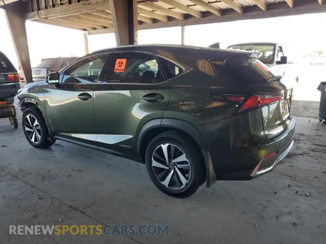 2 Photograph of a damaged car JTJGJRDZ2M2152281 LEXUS NX 2021