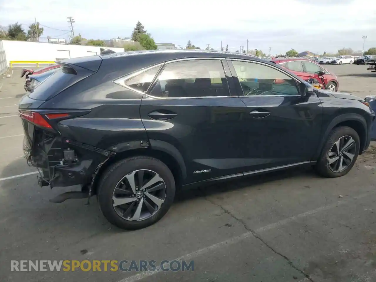 3 Photograph of a damaged car JTJGJRDZ2M2161823 LEXUS NX 2021